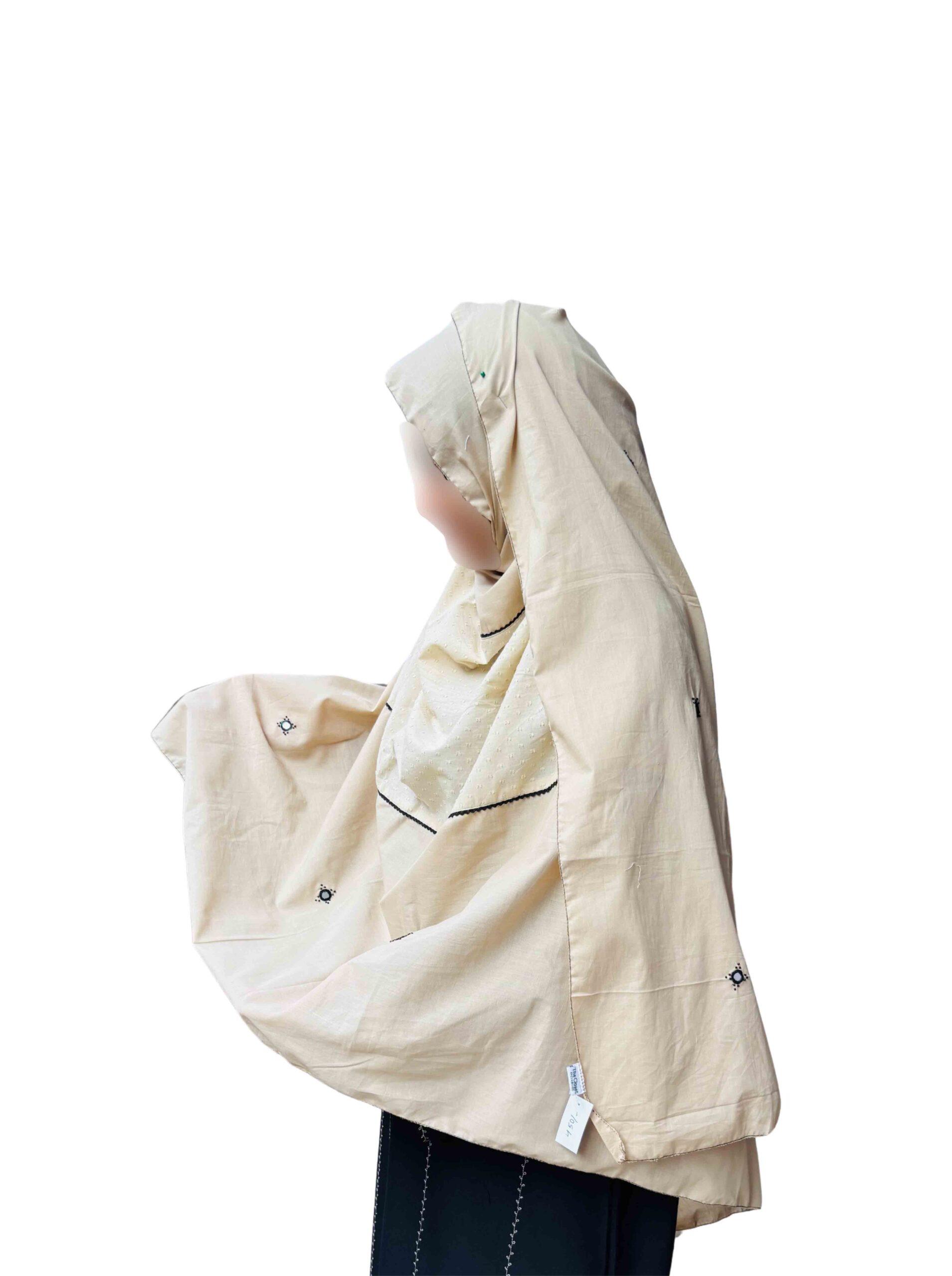 Mirror Work lace dupatta