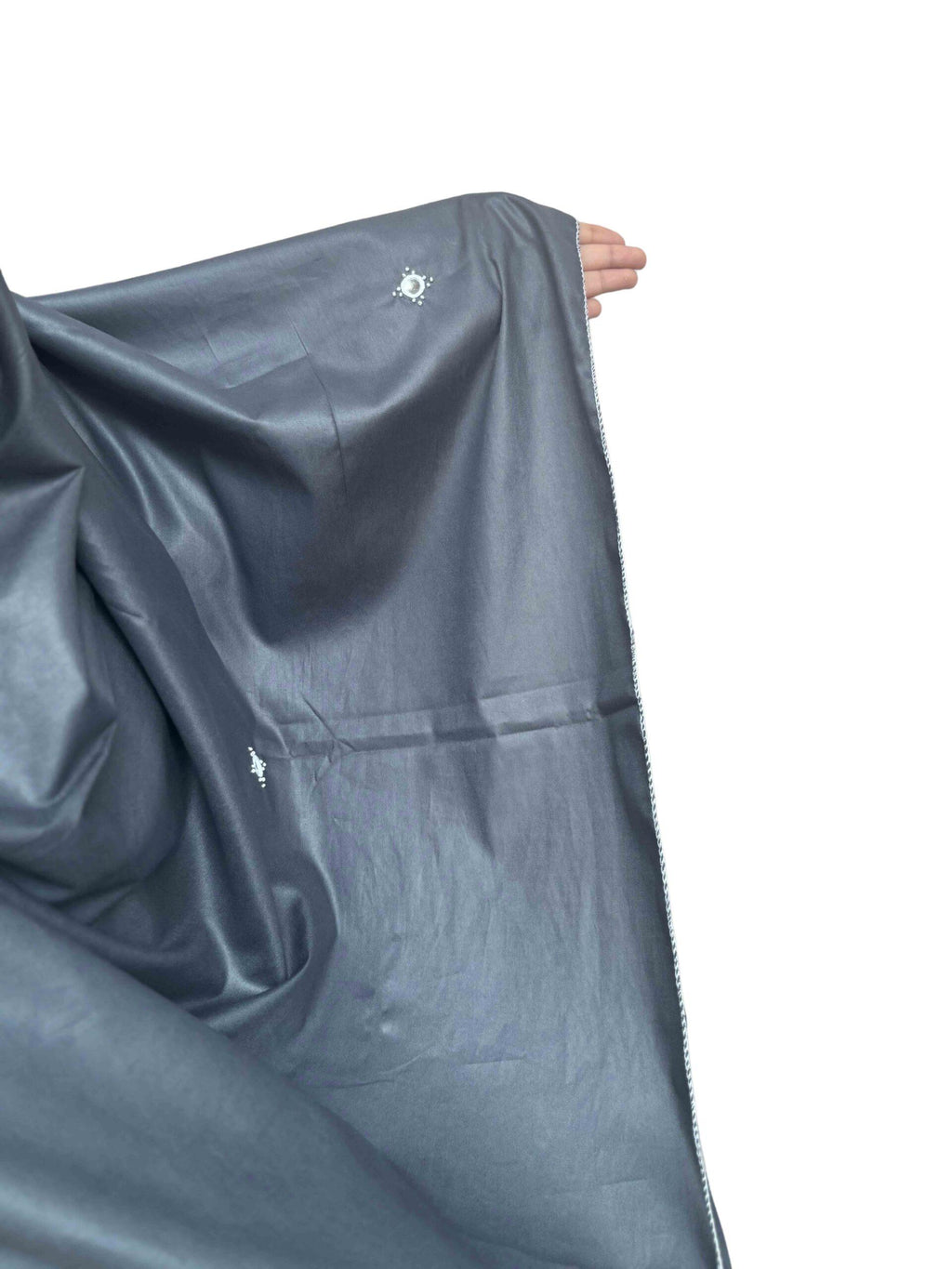 Mirror work dupatta - Grey