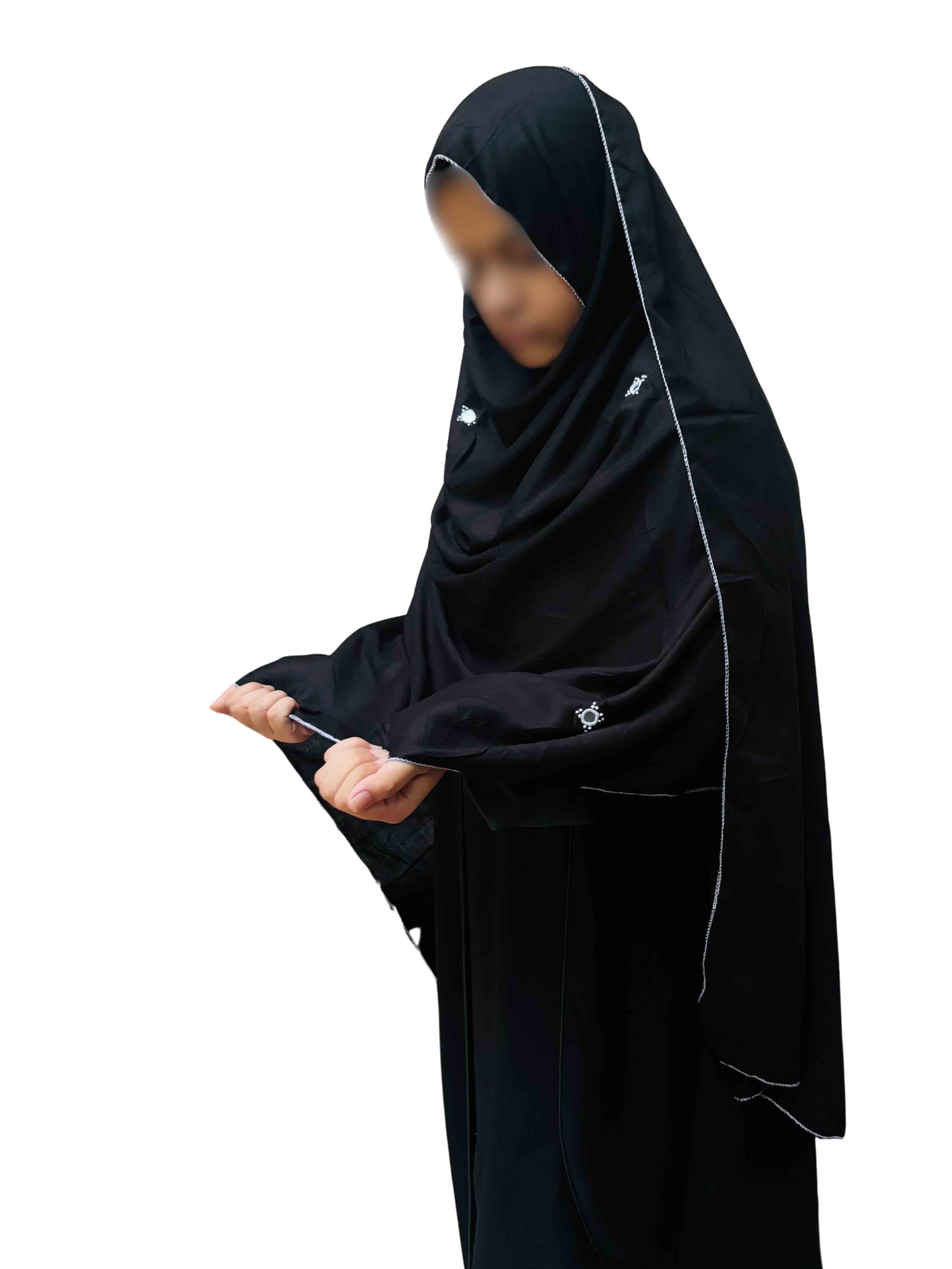 Black Mirror work dupatta