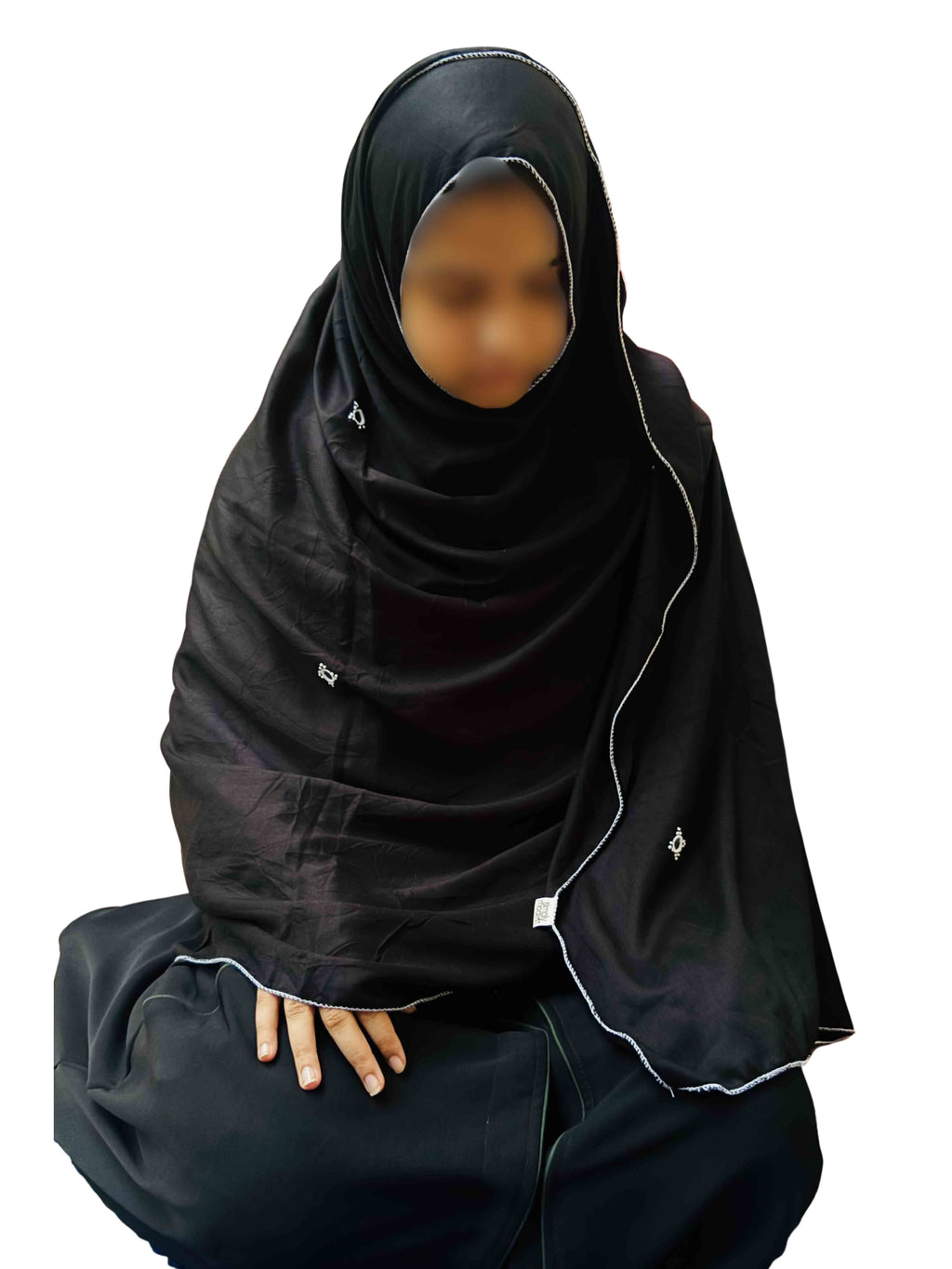 Black Mirror work dupatta