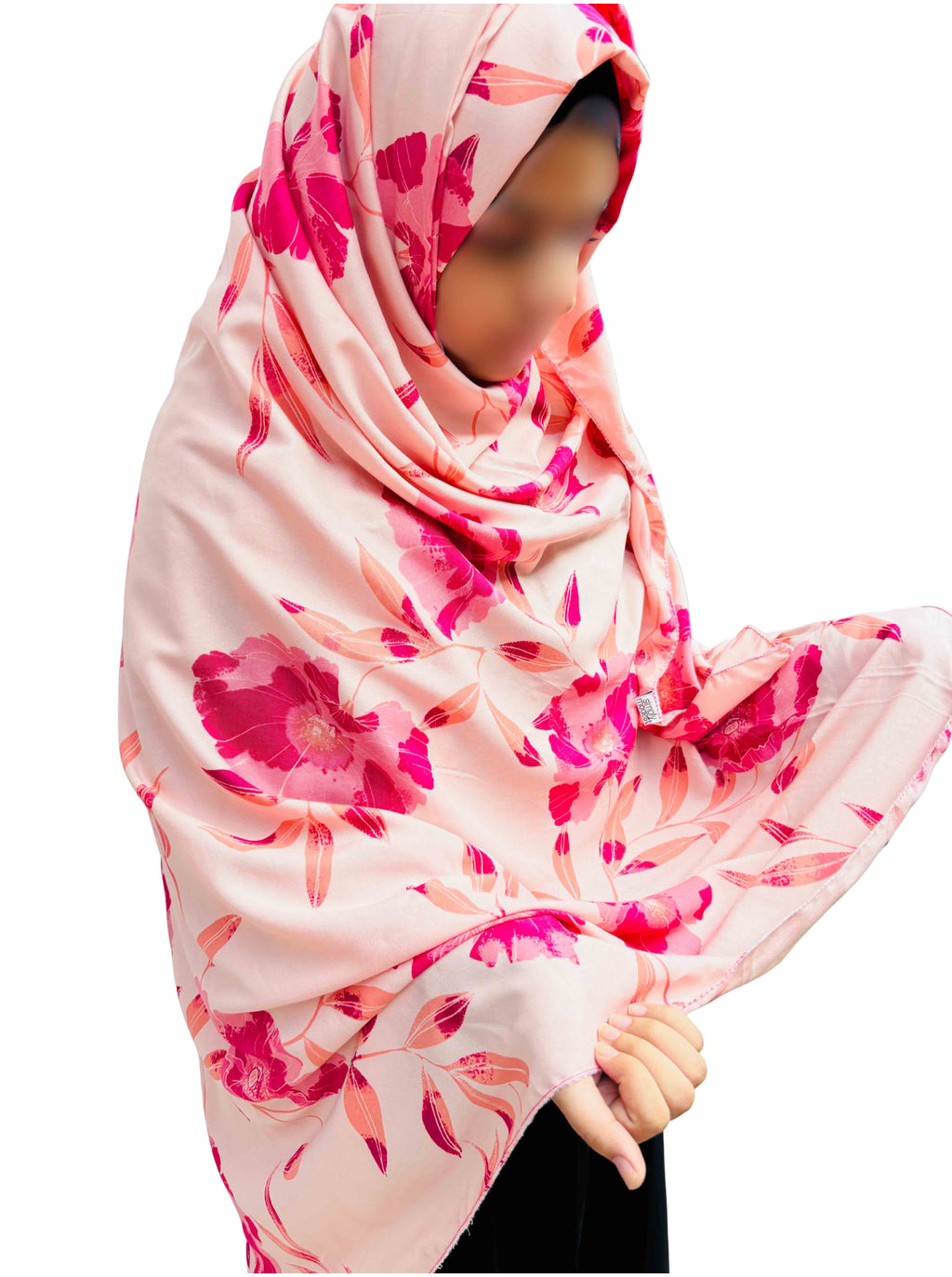Graceful Floral Dupatta - Soft Rayon