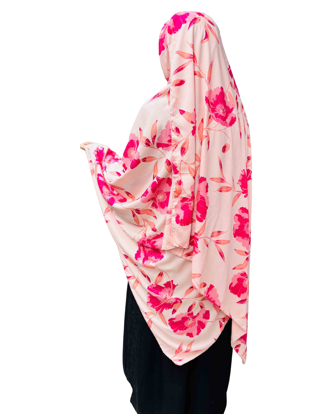Graceful Floral Dupatta - Soft Rayon
