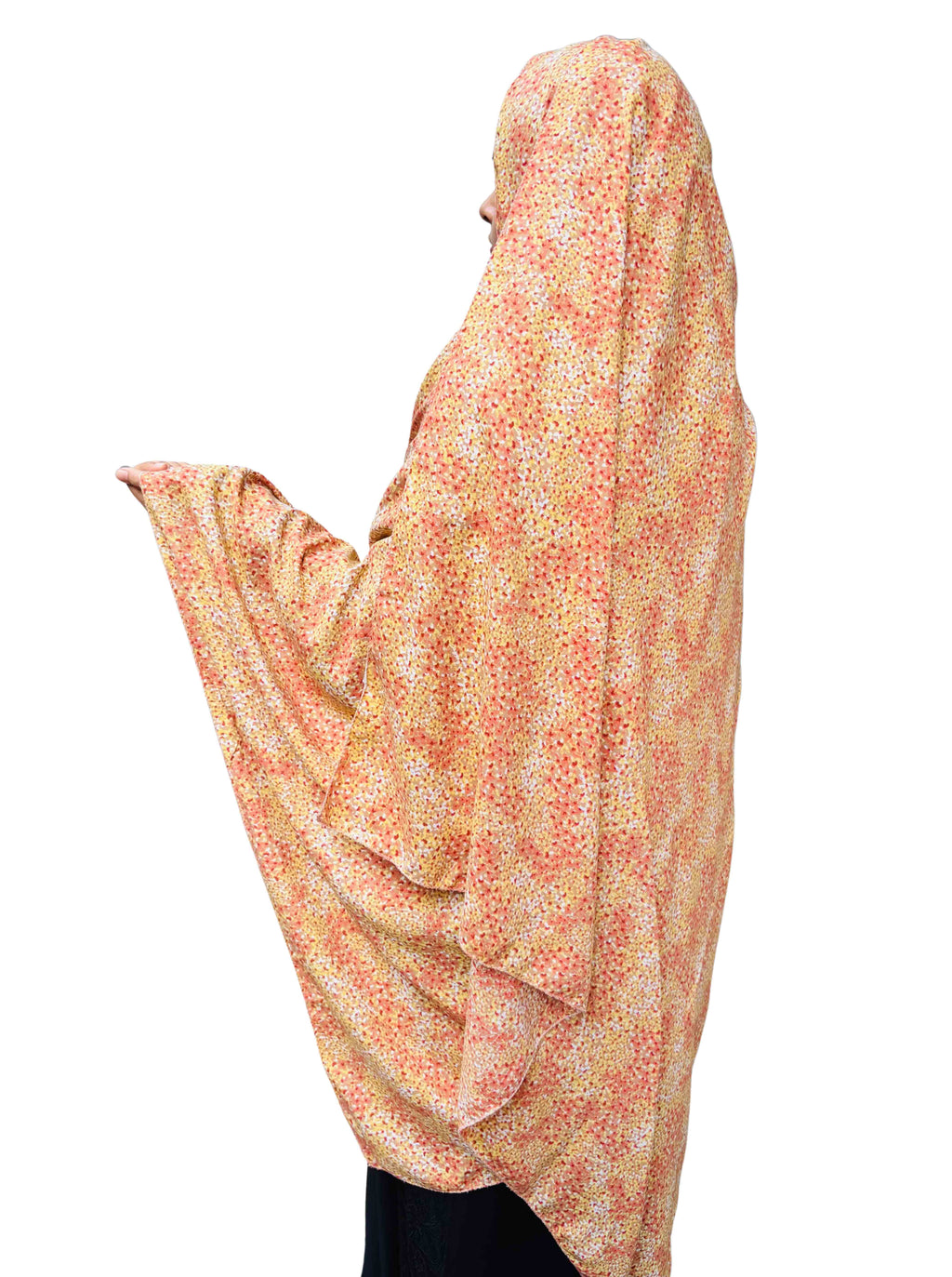 Rayon Printed Dupatta – Warm Yellow Print