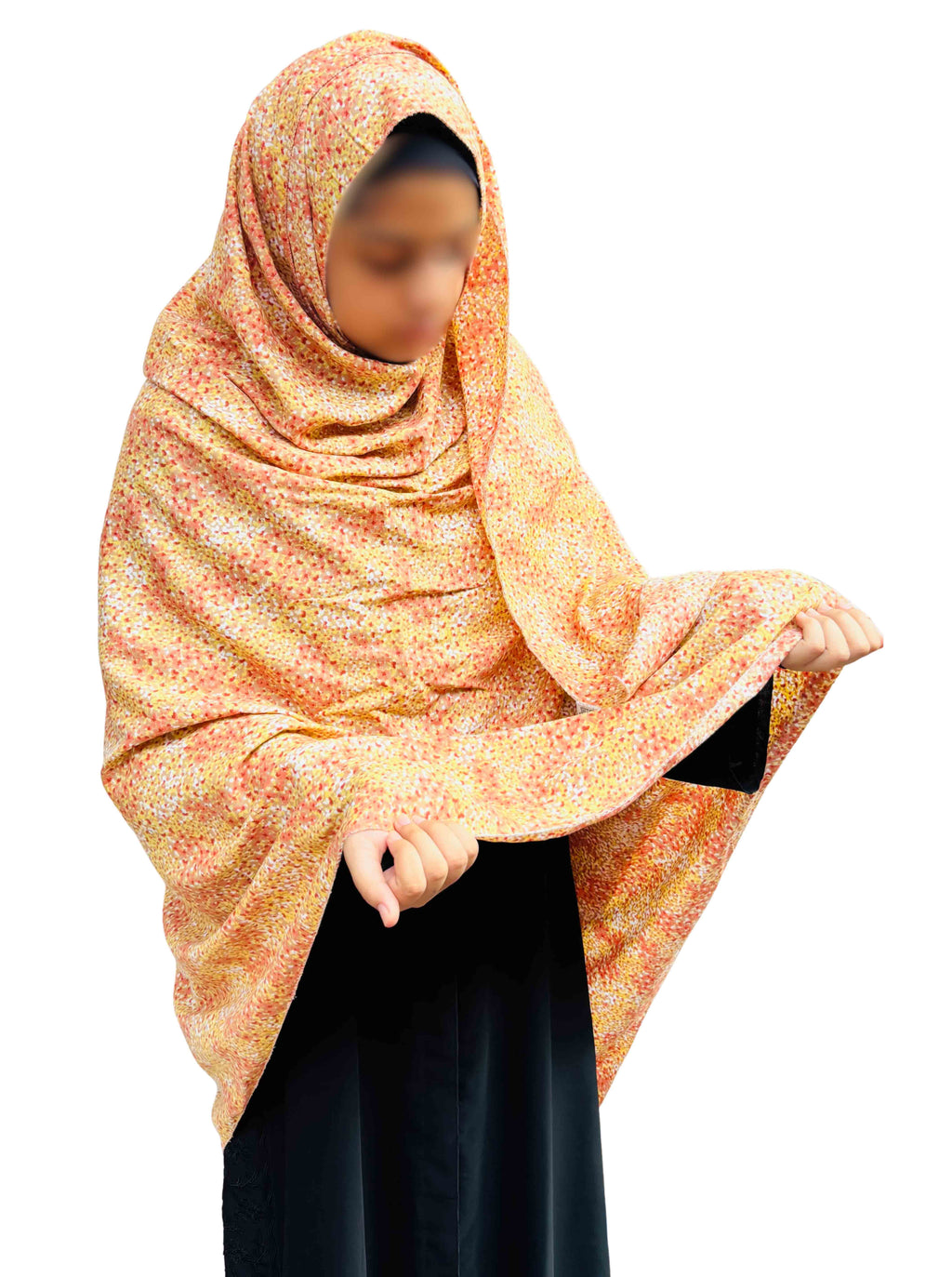 Rayon Printed Dupatta – Warm Yellow Print