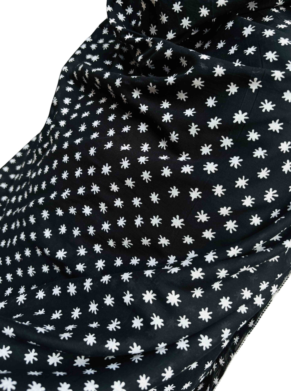 Black Printed Dupatta – Pure cotton