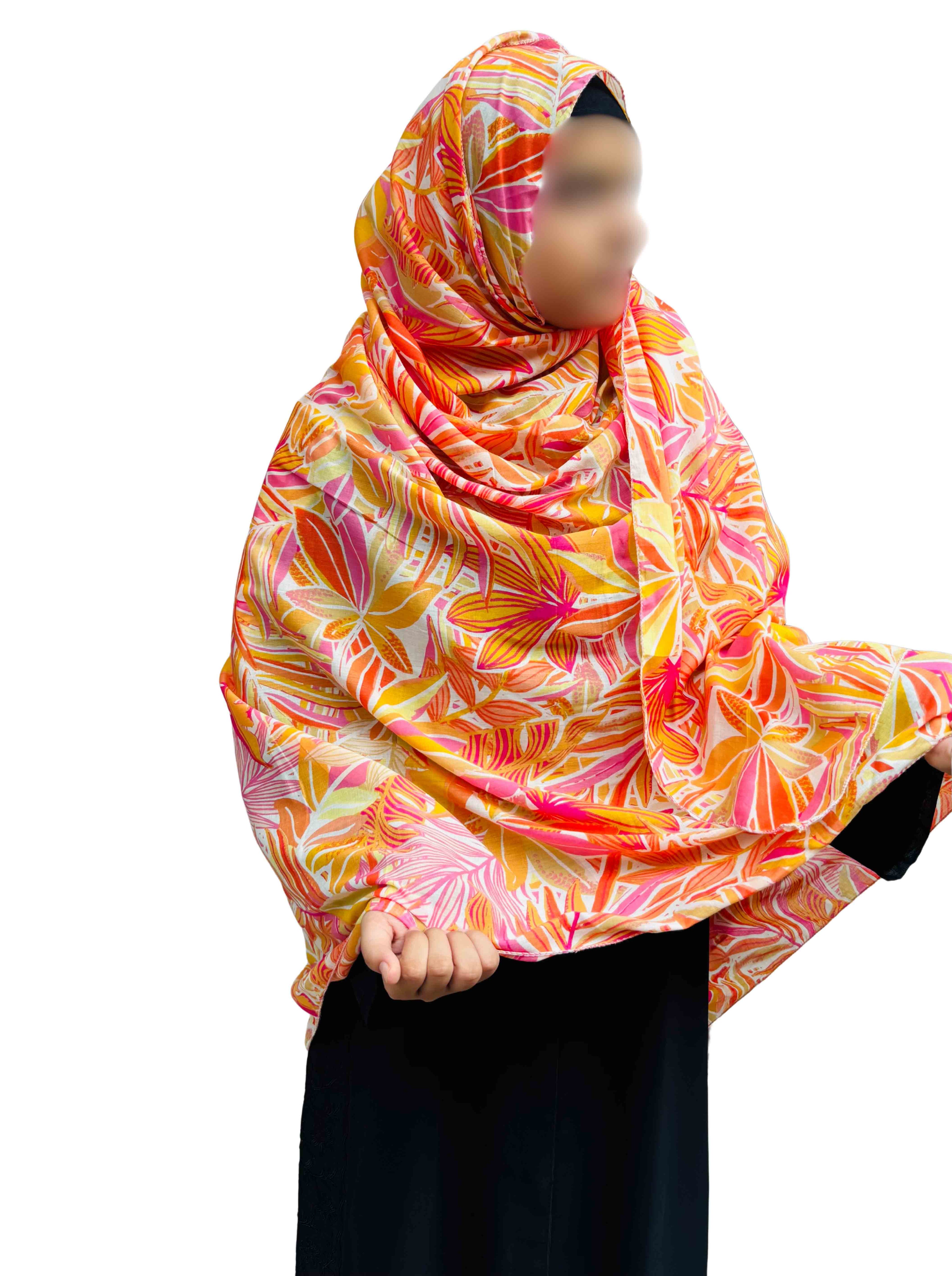 Colorful Pure Cotton Printed Dupatta