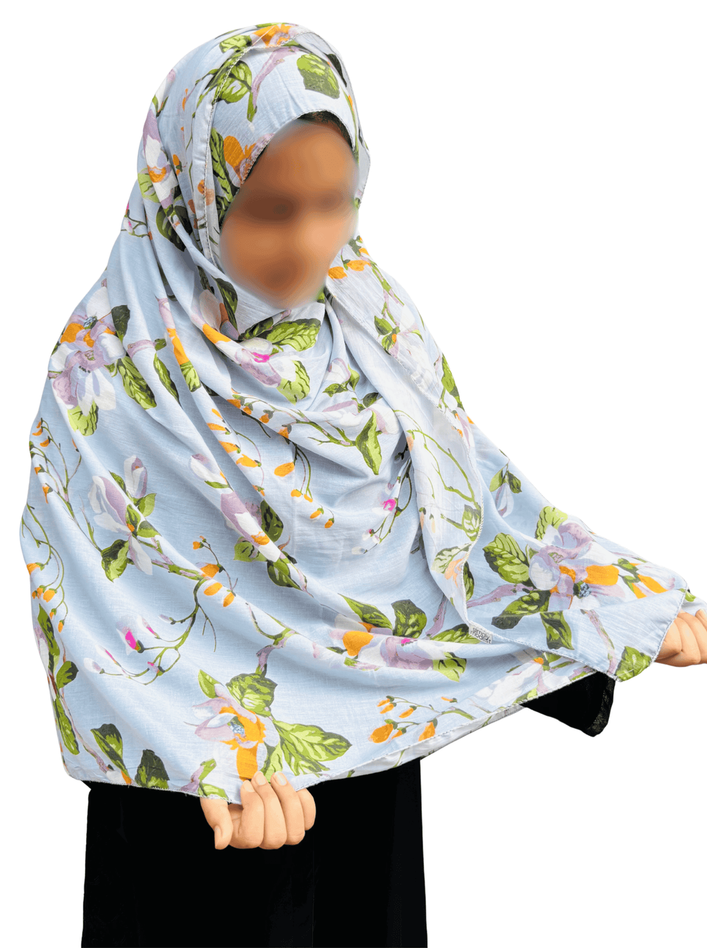 Floral printed dupatta - soft pure cotton