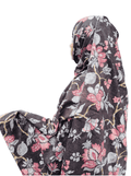 Grey Pure Cotton Floral dupatta