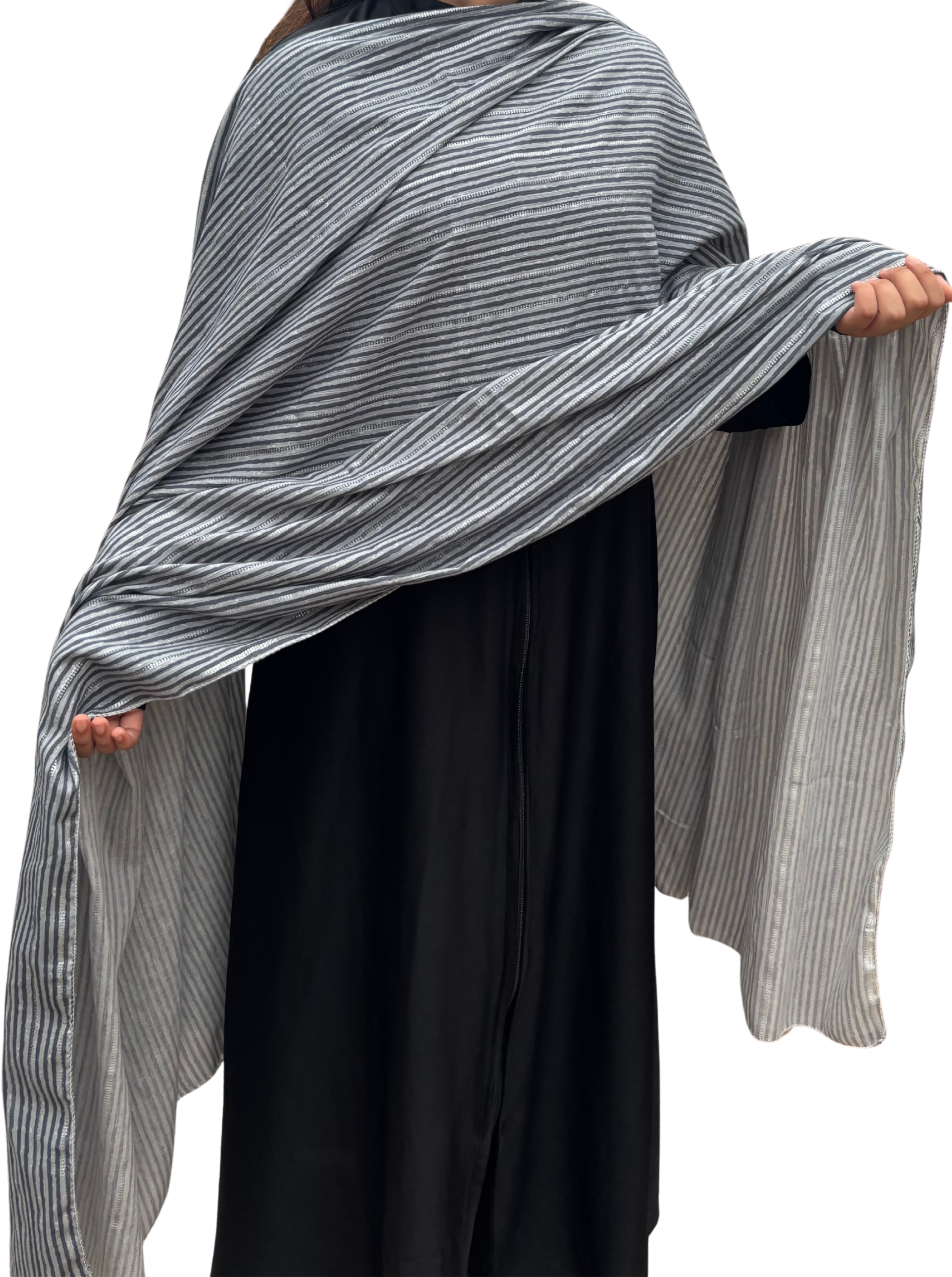 Lining print rayon dupatta