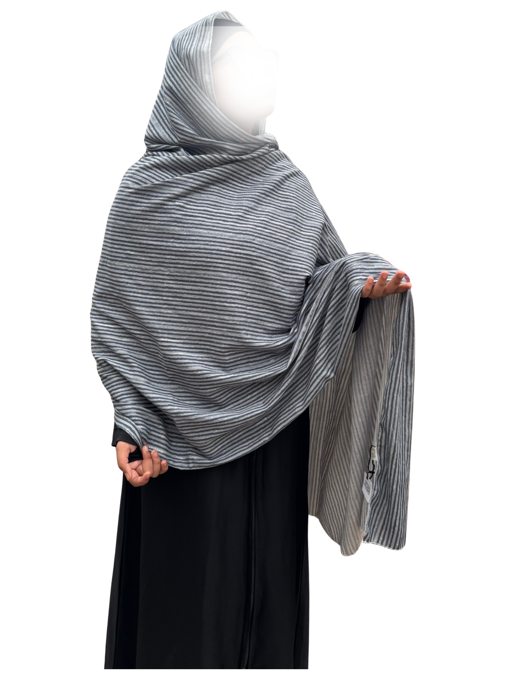 Lining print rayon dupatta