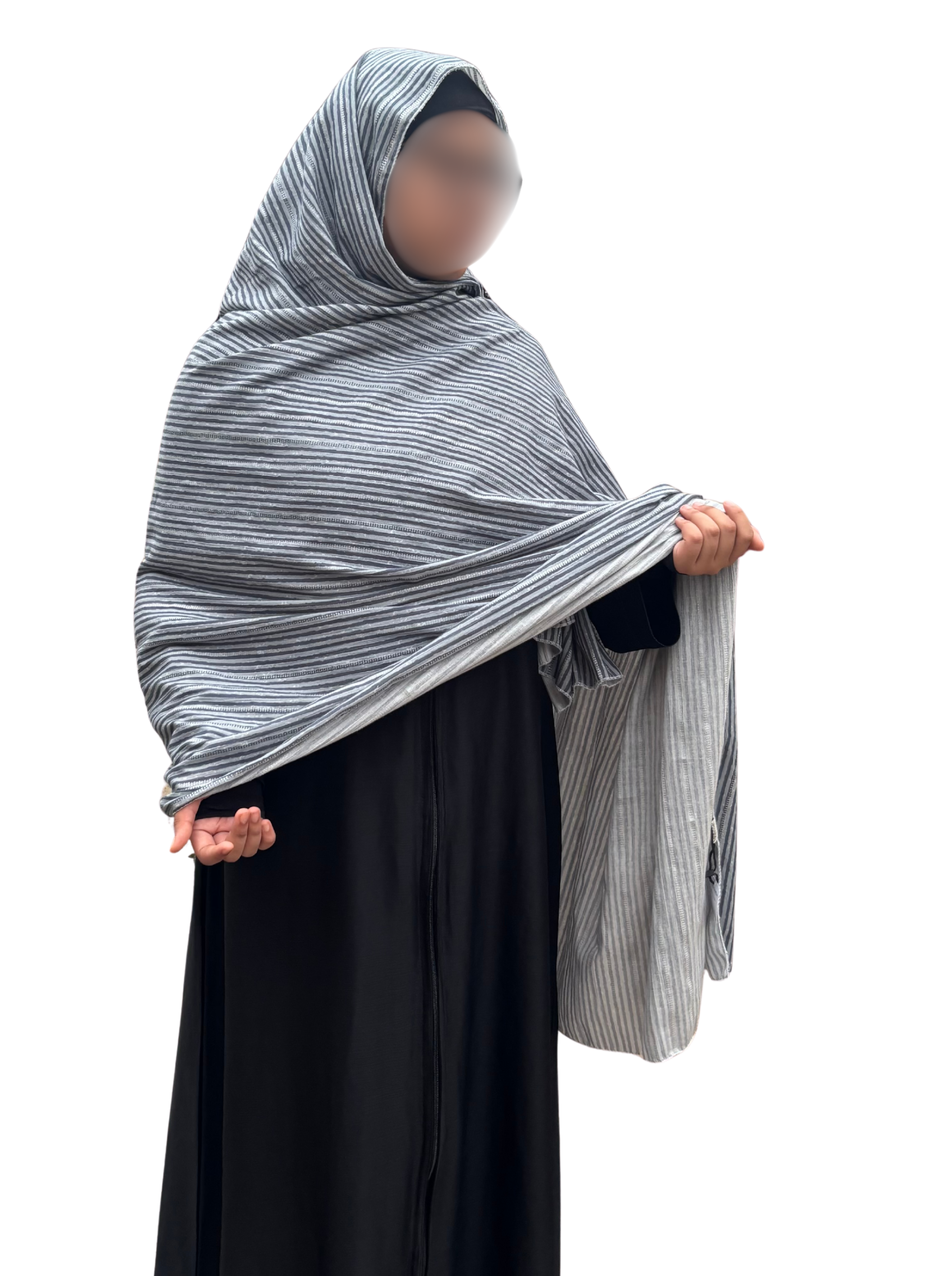 Lining print rayon dupatta