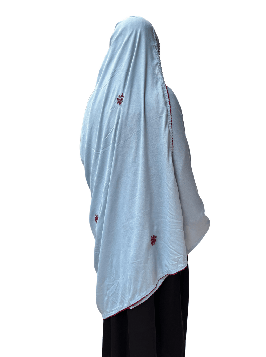 Baby blue hand work Dupatta