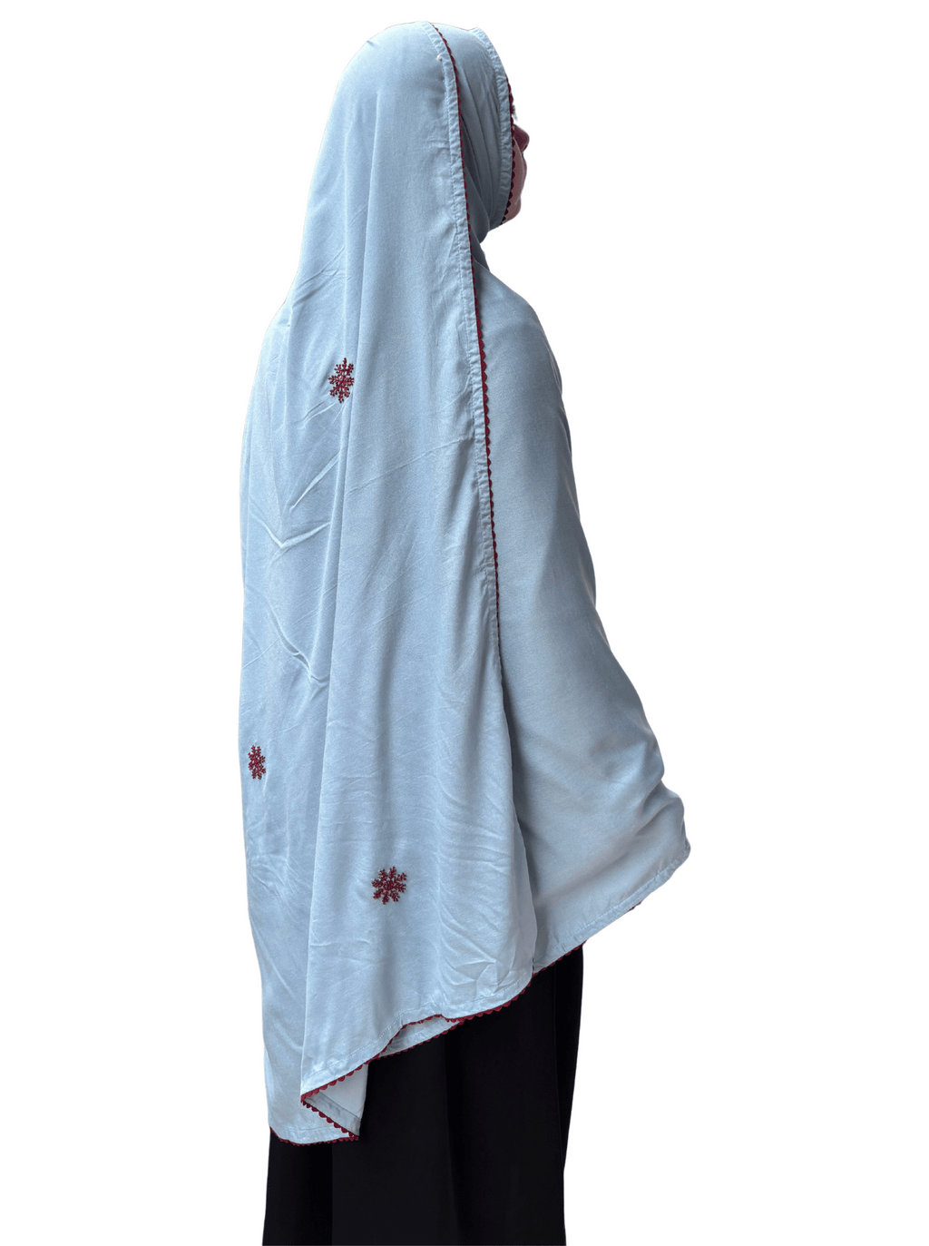 Baby blue hand work Dupatta