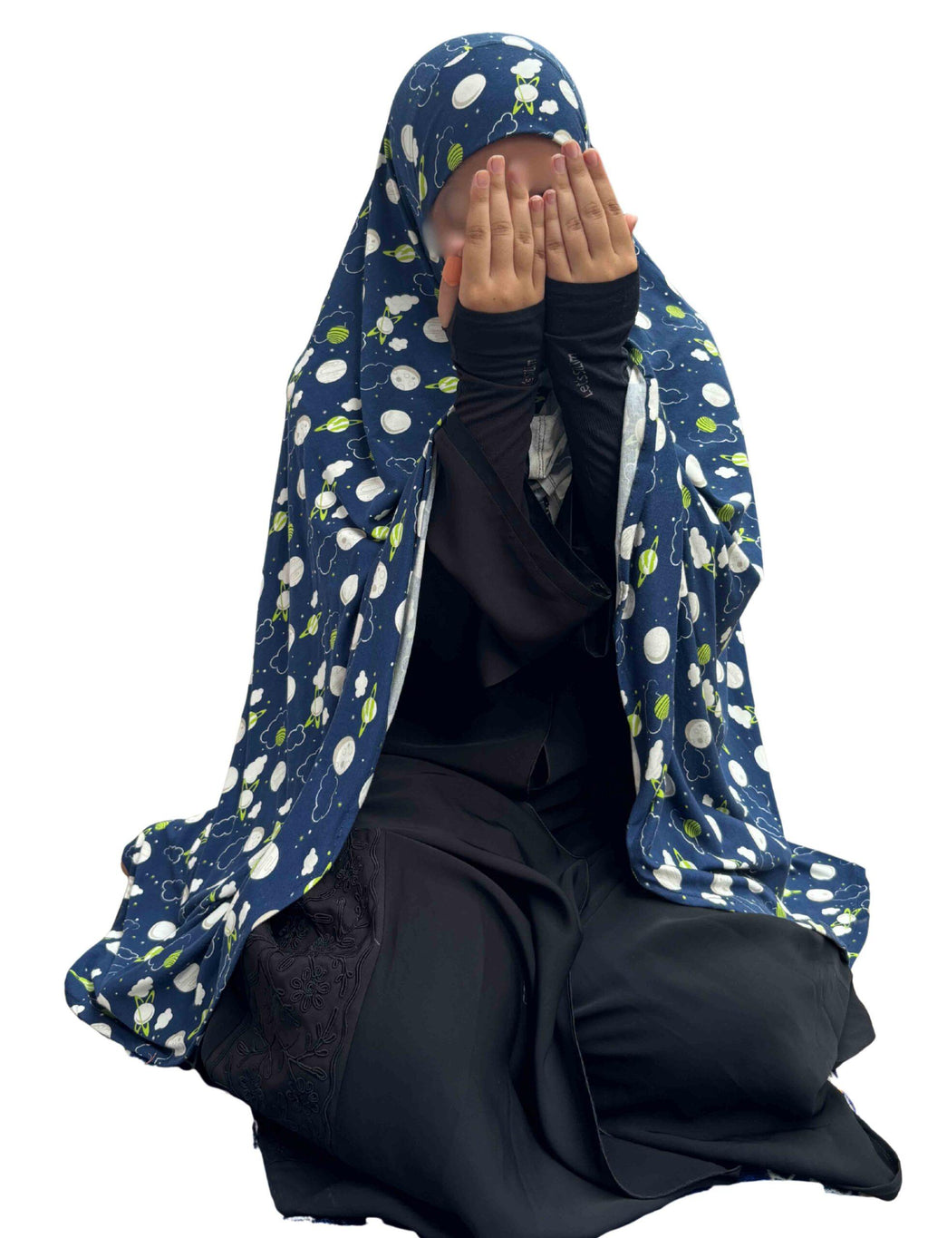 Khimar - navy blue