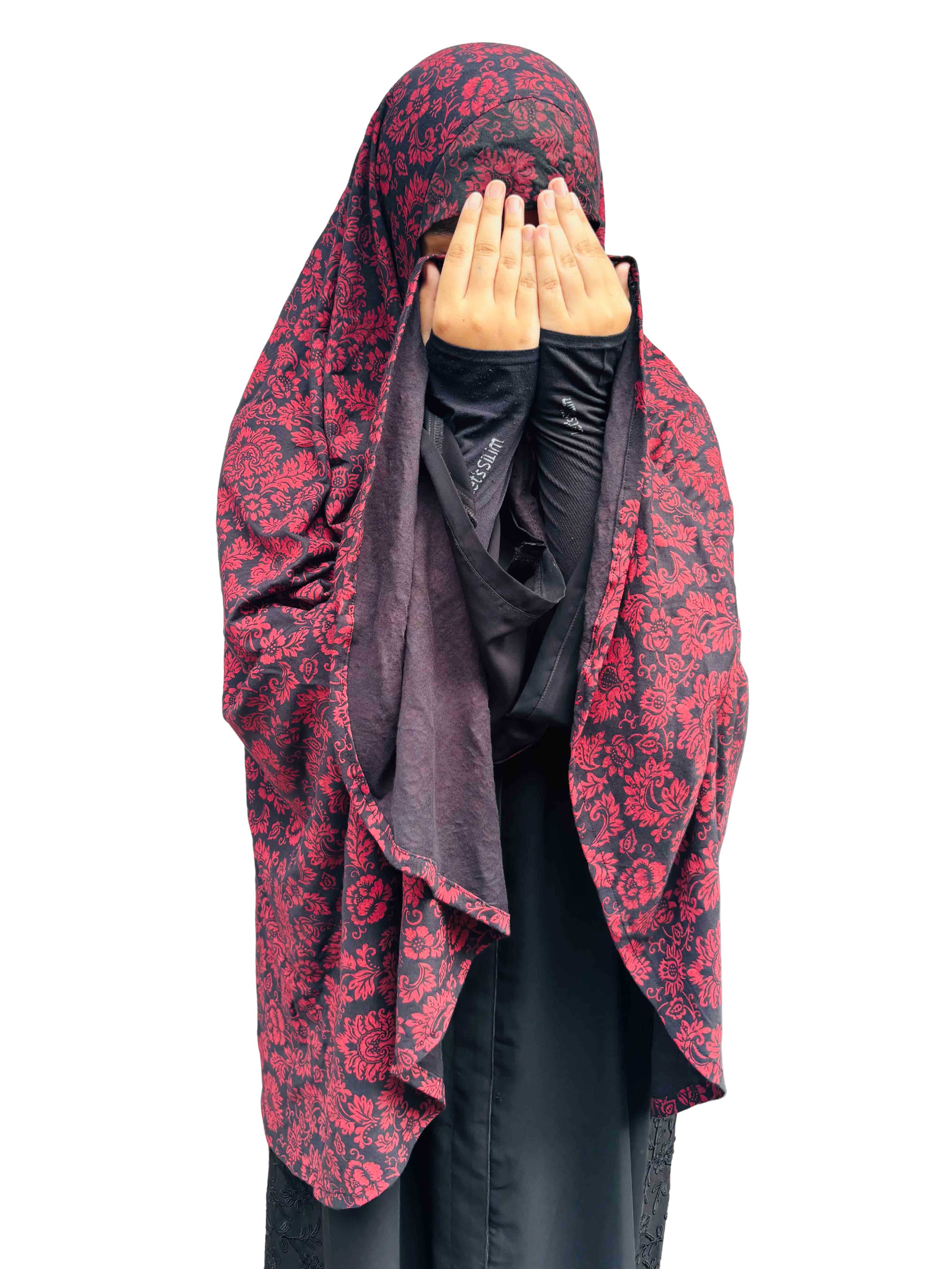 Printed Cotton Hosiery Khimar