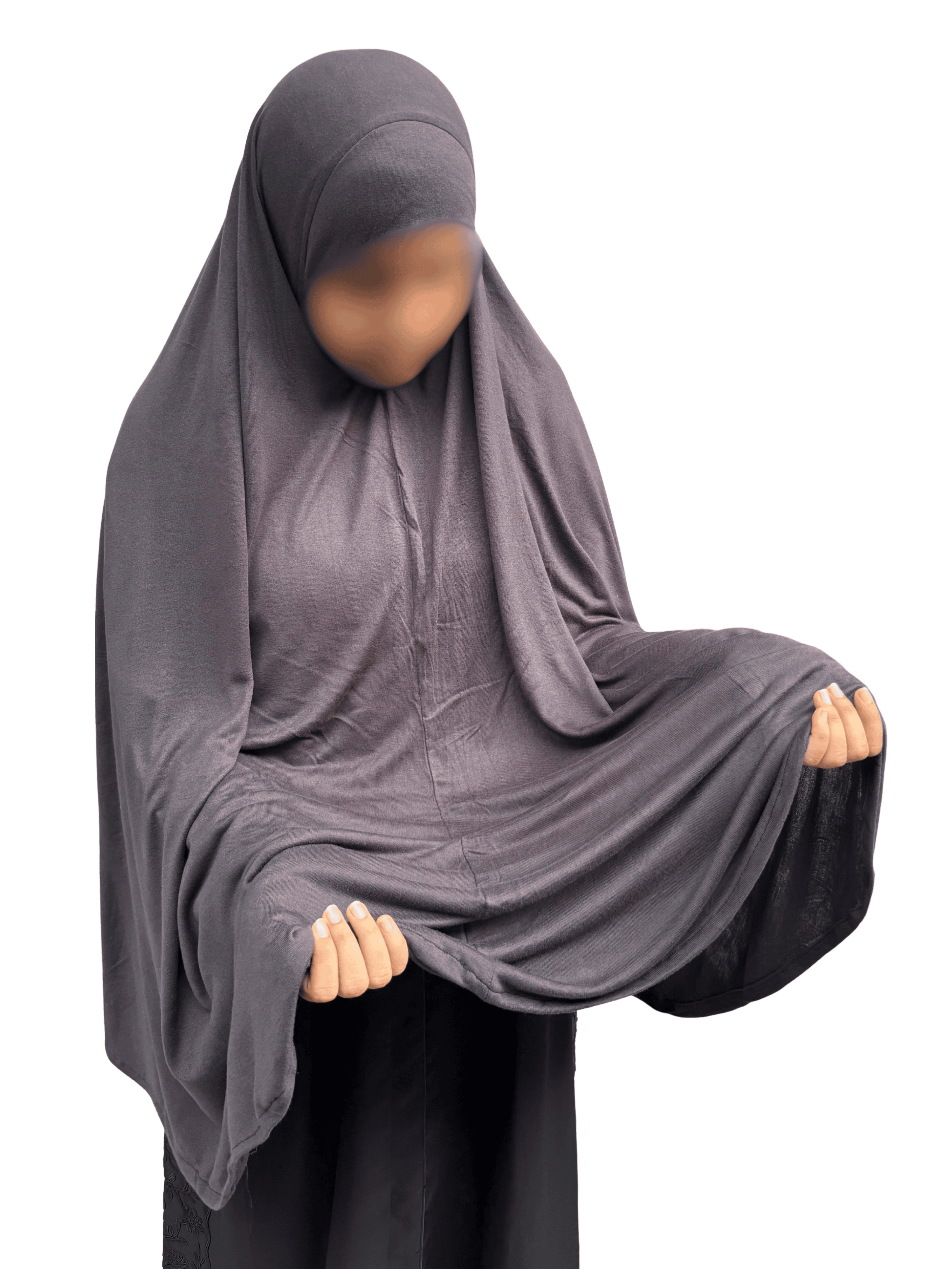 Khimar - smokey grey