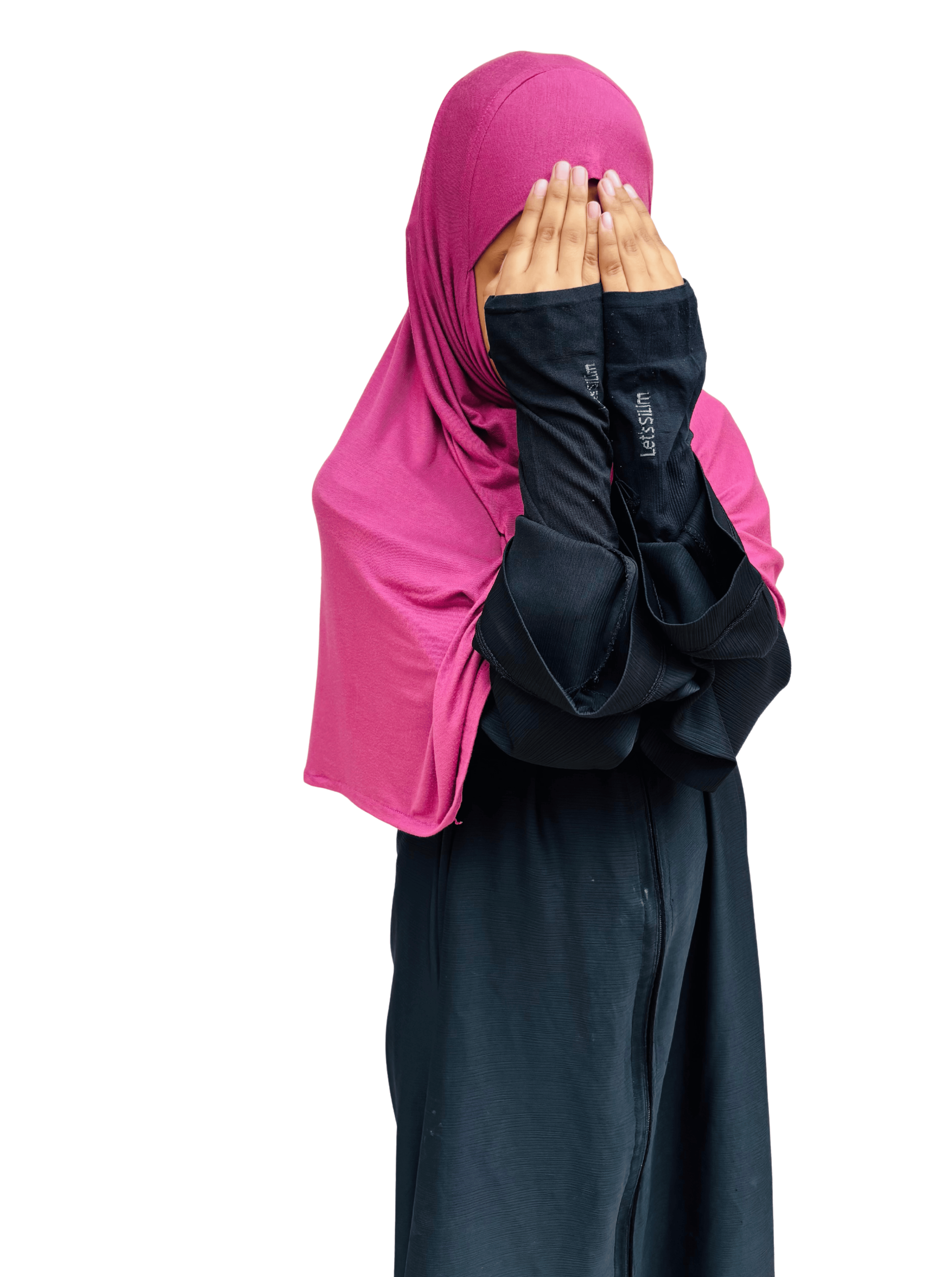 Kids Khimar - Rose pink