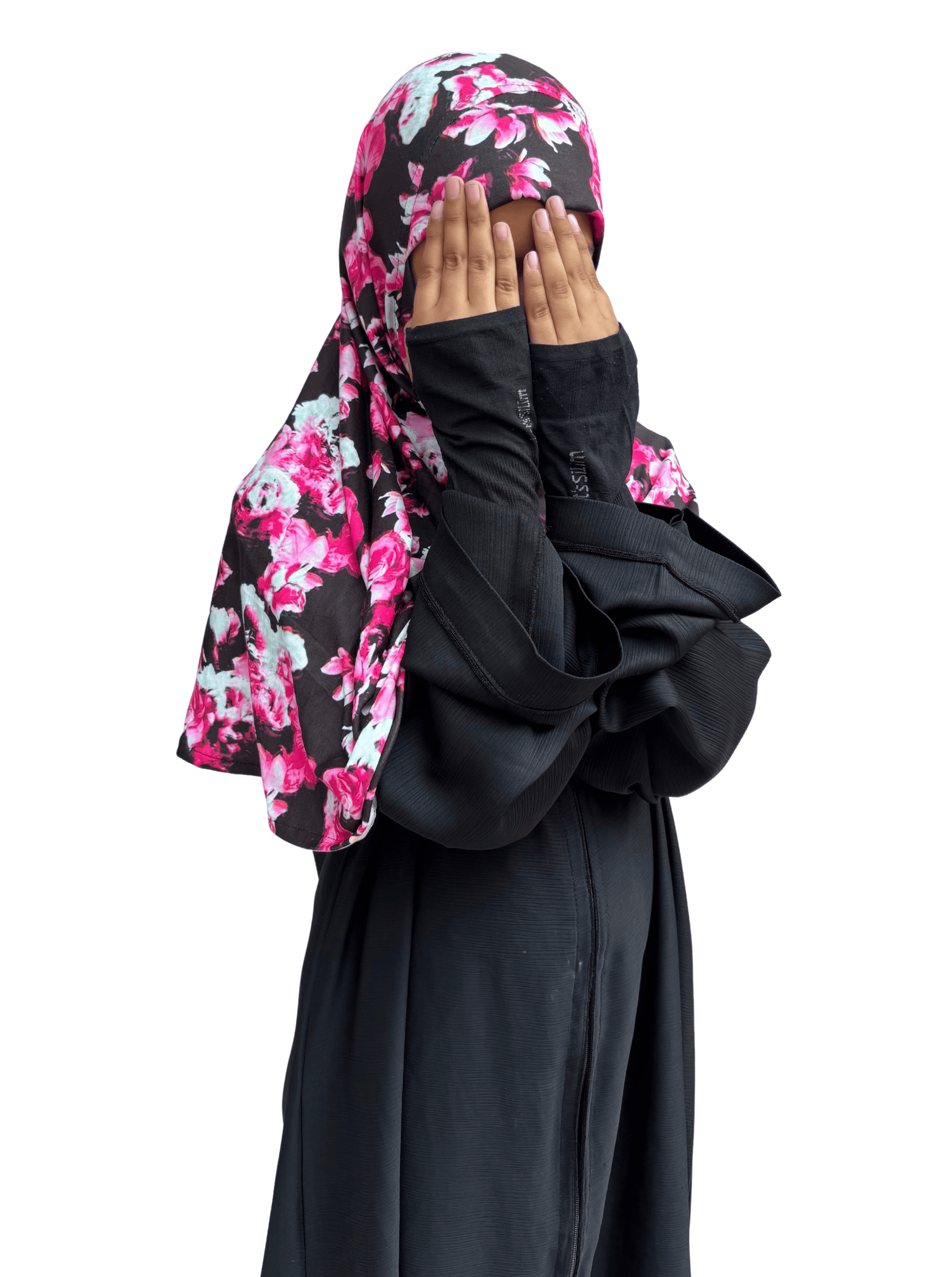 Kids Khimar - Cute floral print