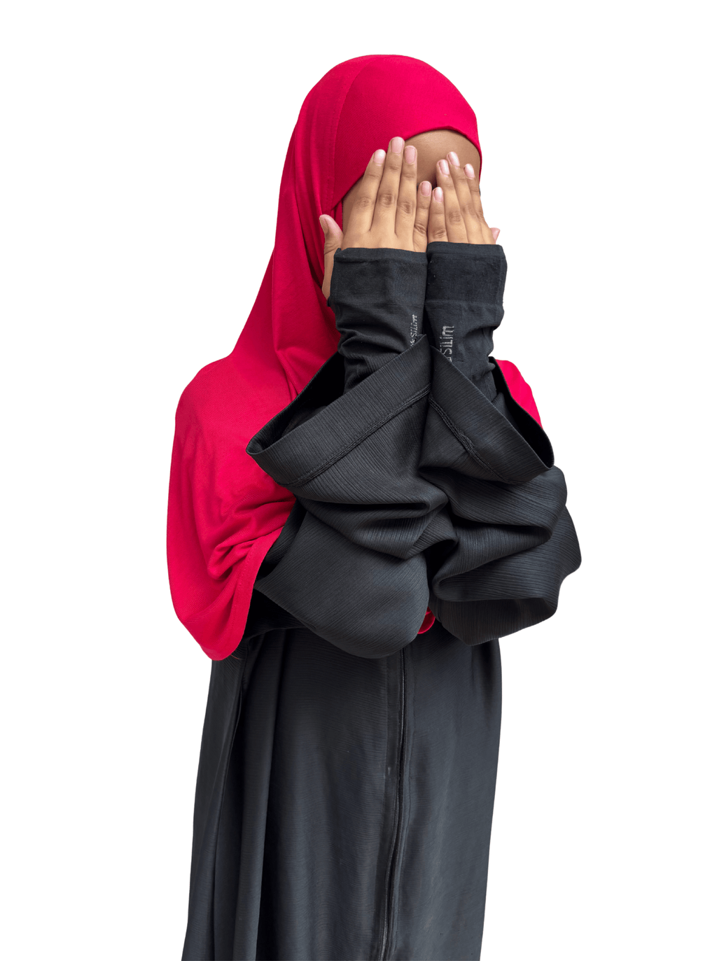 Kids khimar - magenta