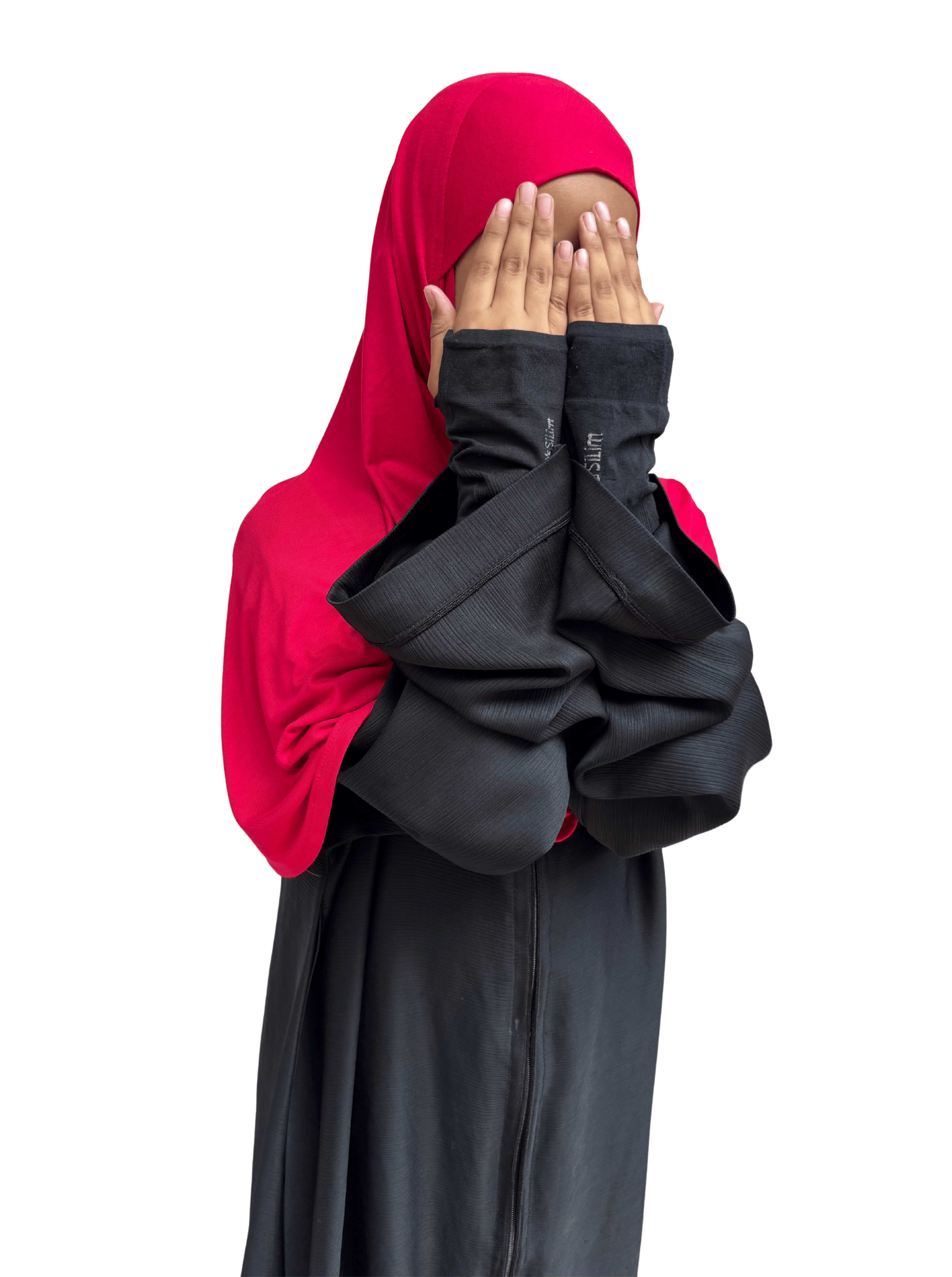 Kids khimar - magenta