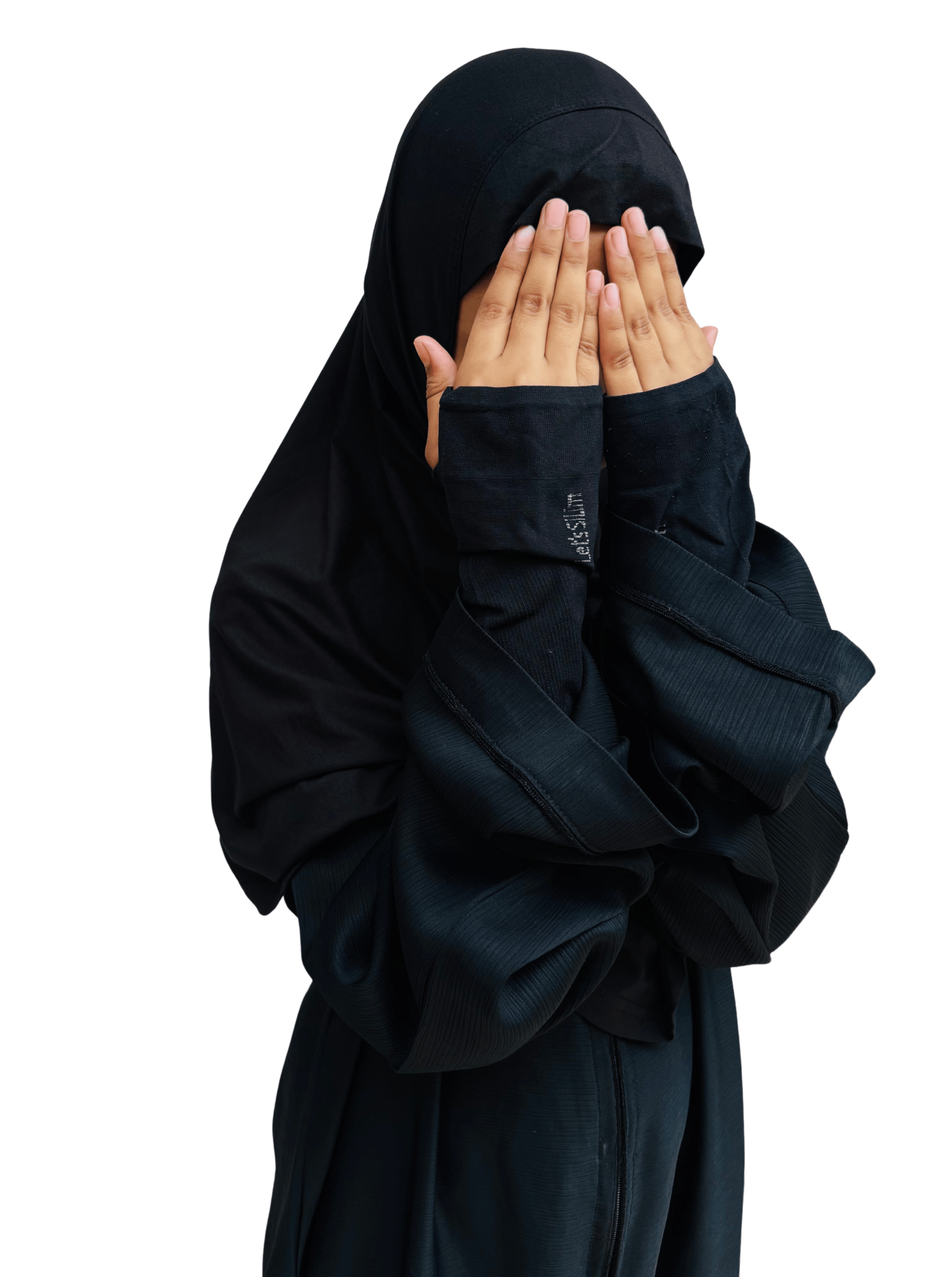 Kids khimar - Basic black