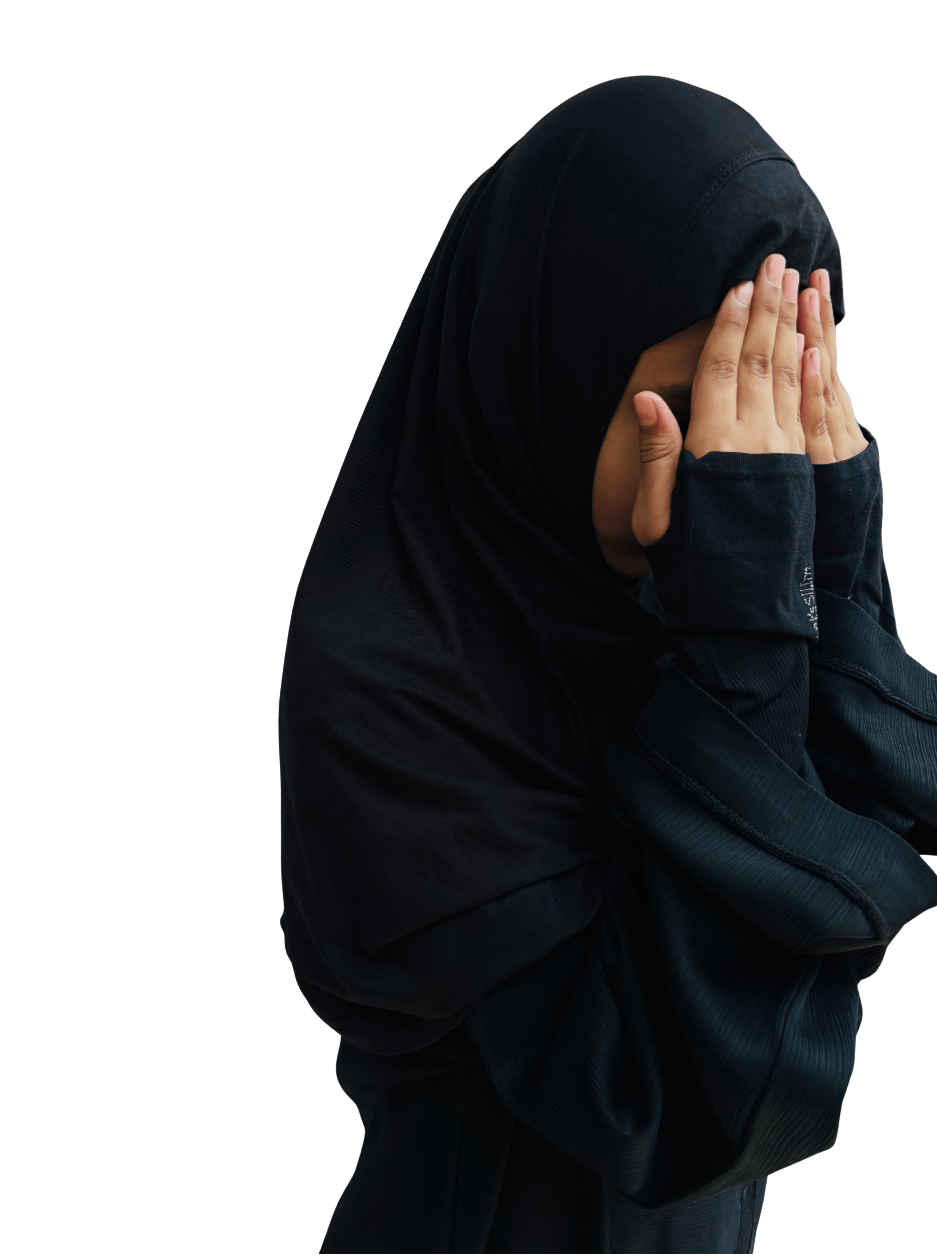 Kids khimar - Basic black