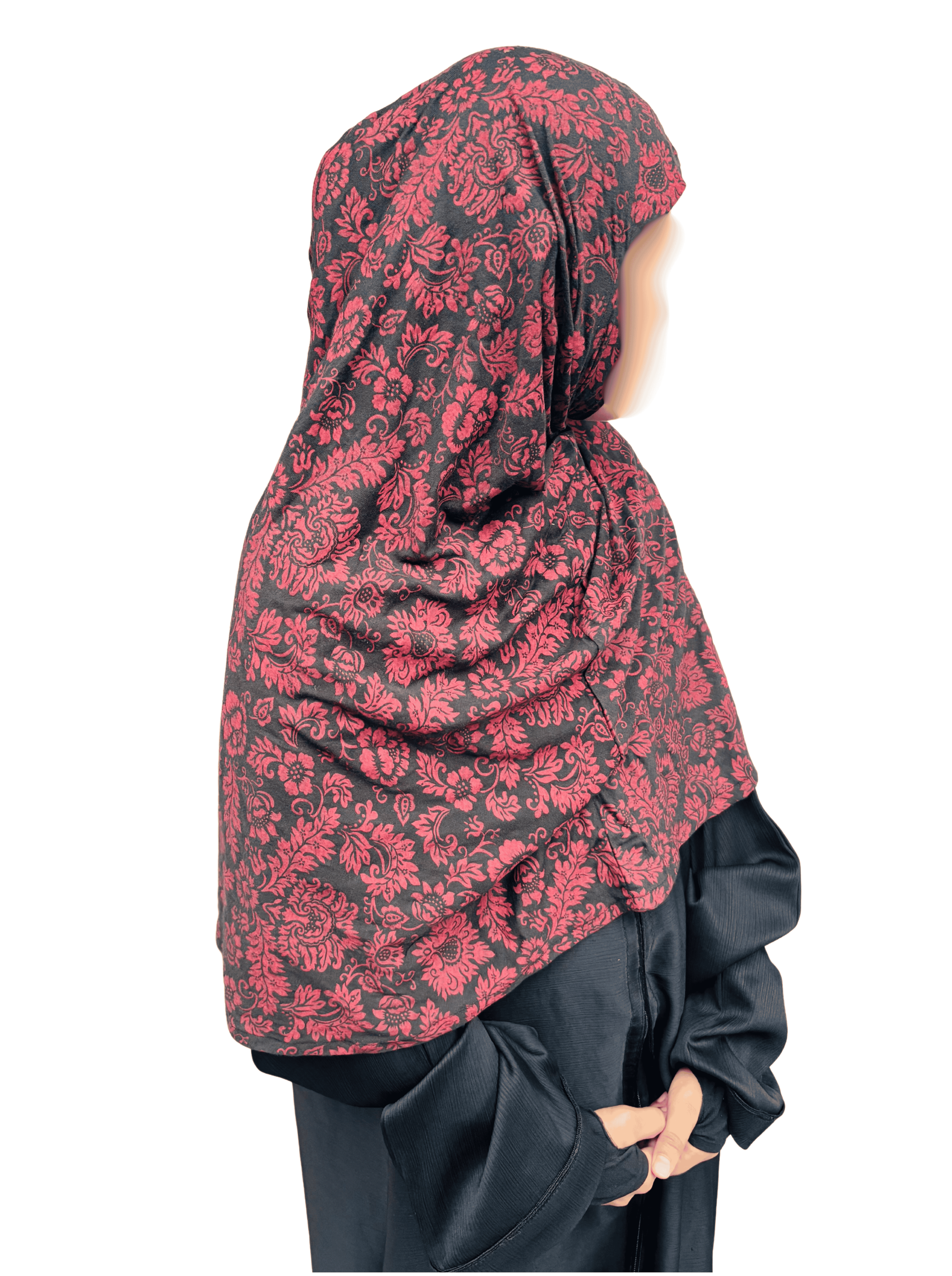 Kids Khimar - Minimal floral print