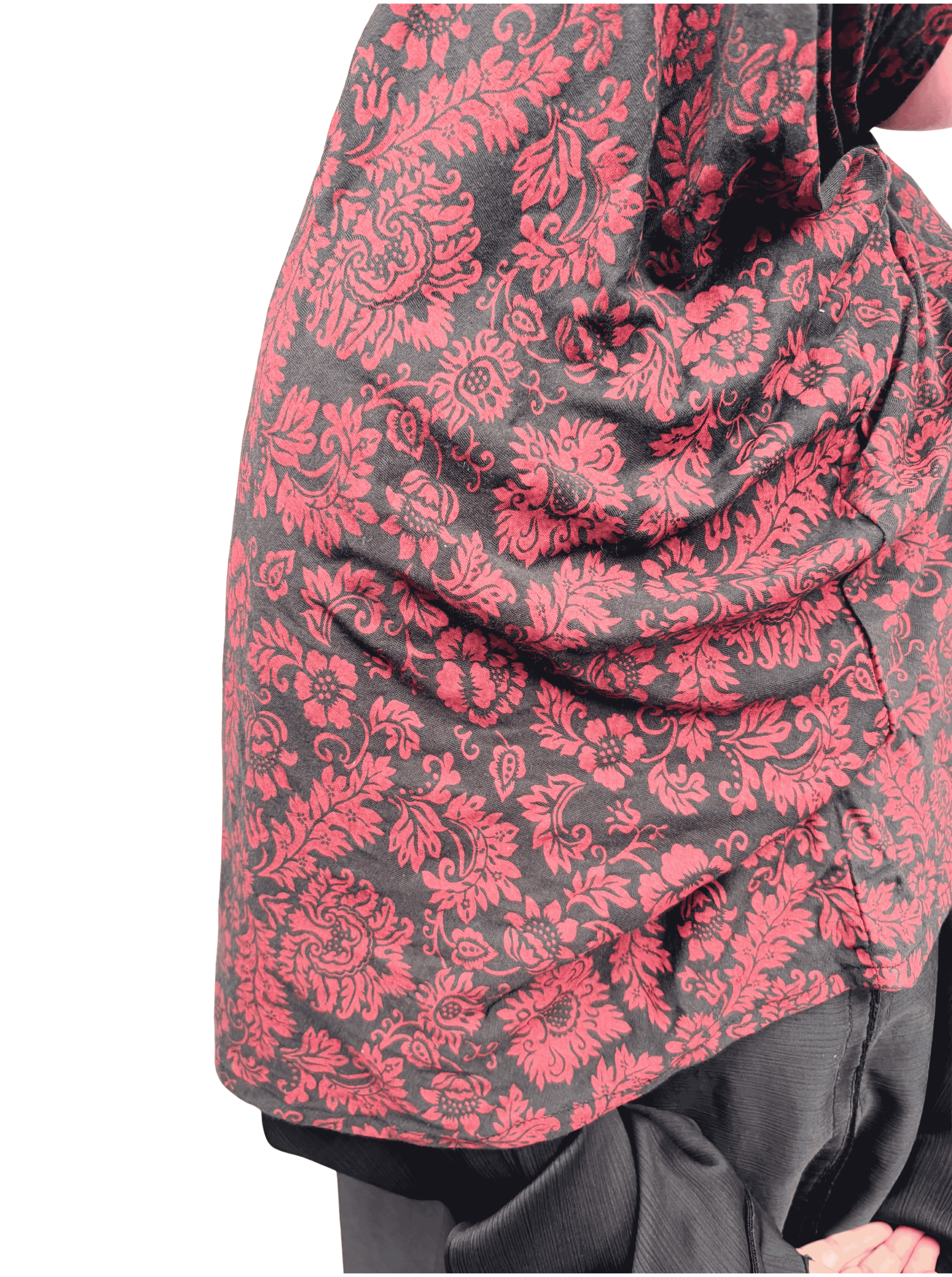 Kids Khimar - Minimal floral print