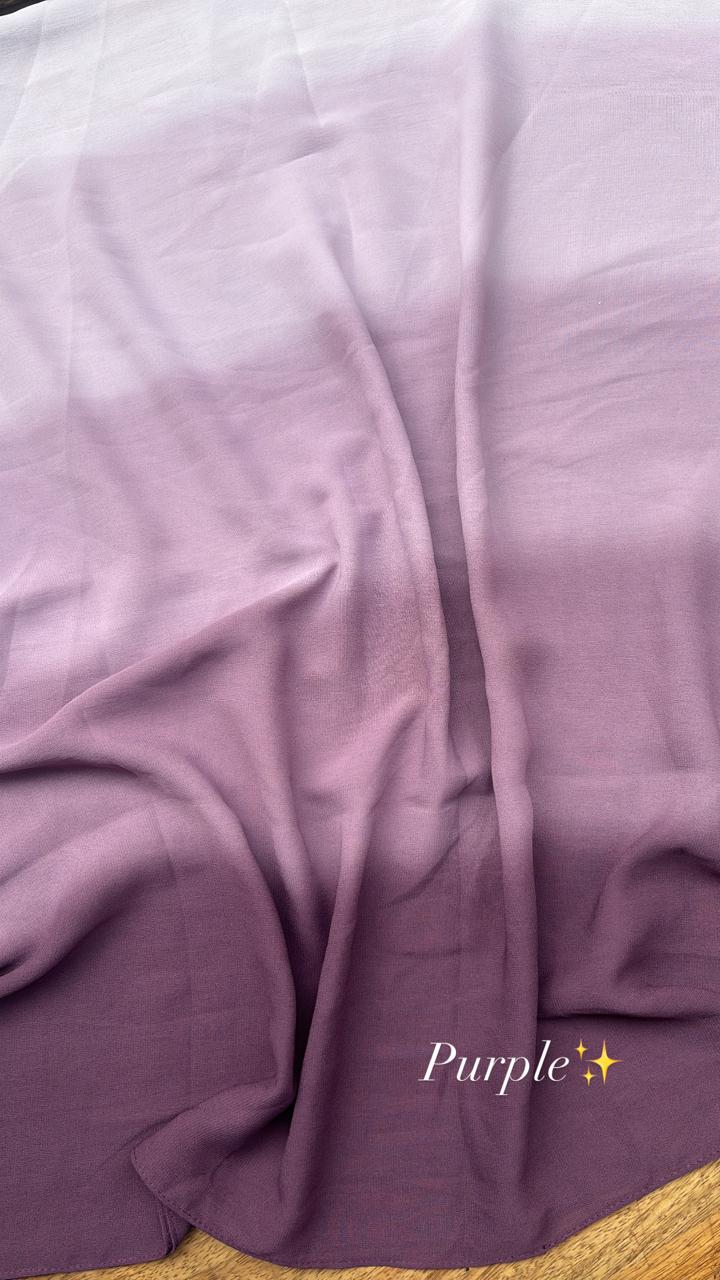 Ombre Hijabs - 12 Colours