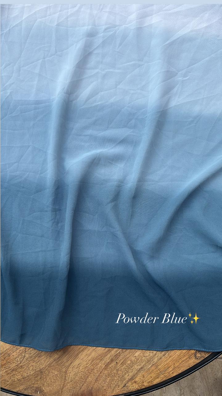 Ombre Hijabs - 12 Colours