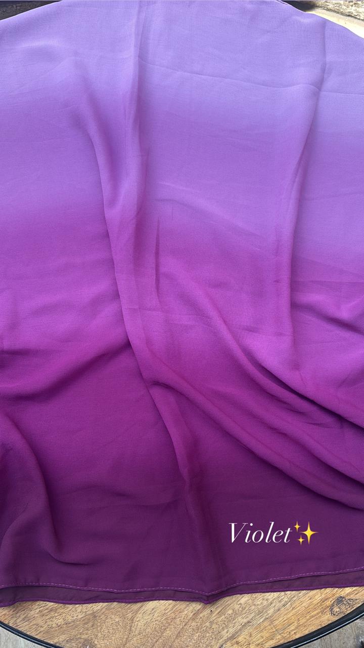 Ombre Hijabs - 12 Colours