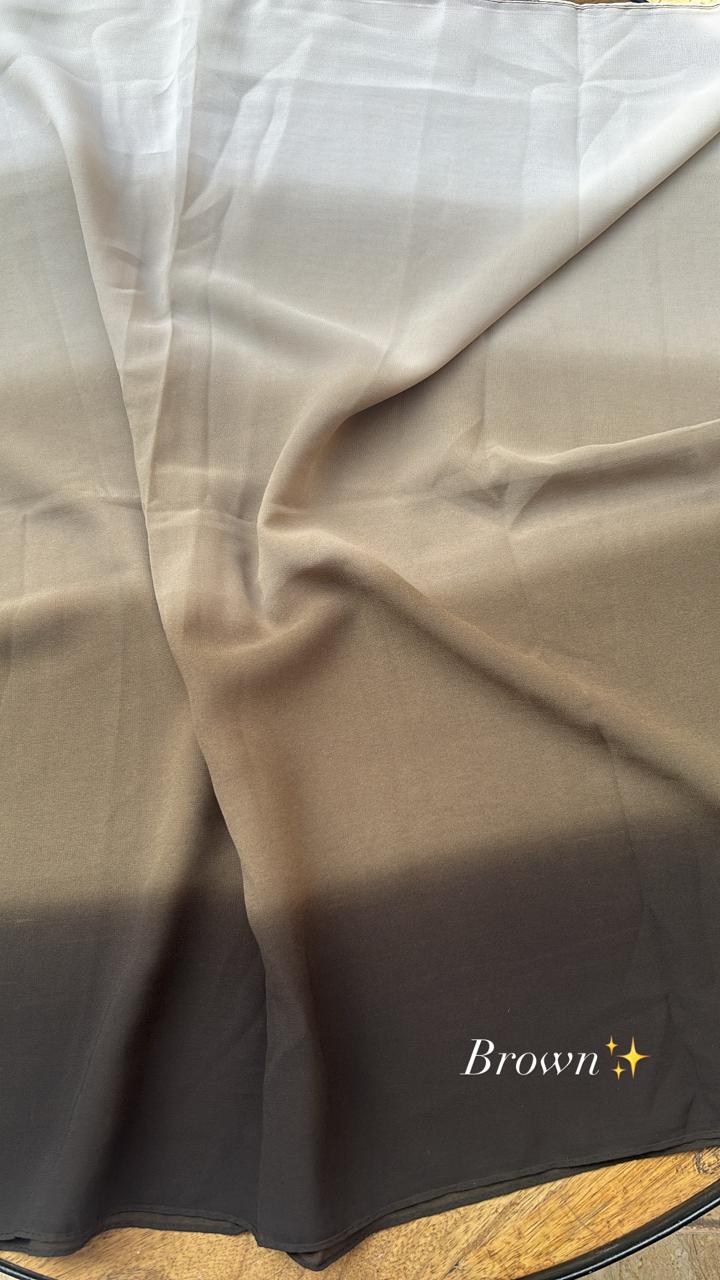 Ombre Hijabs - 12 Colours