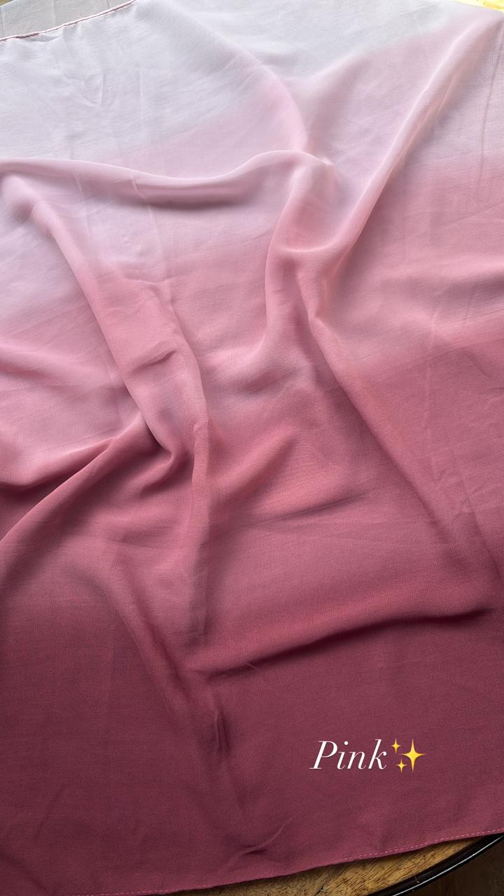 Ombre Hijabs - 12 Colours
