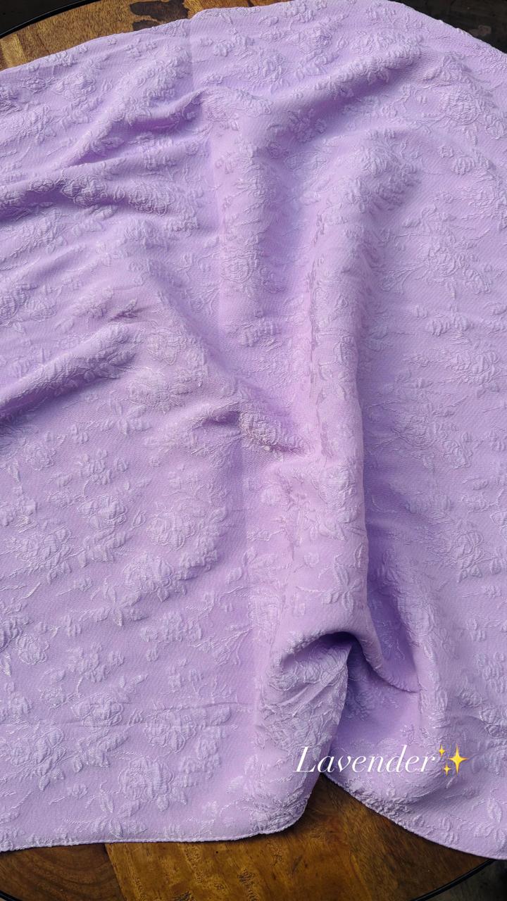 Self Embroidered Hijabs - 10 colours