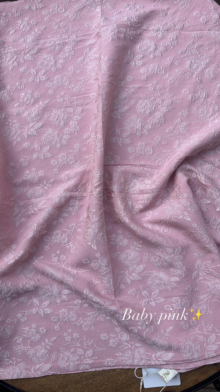Self Embroidered Hijabs - 10 colours