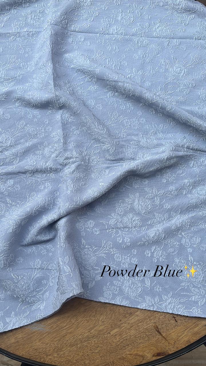 Self Embroidered Hijabs - 10 colours