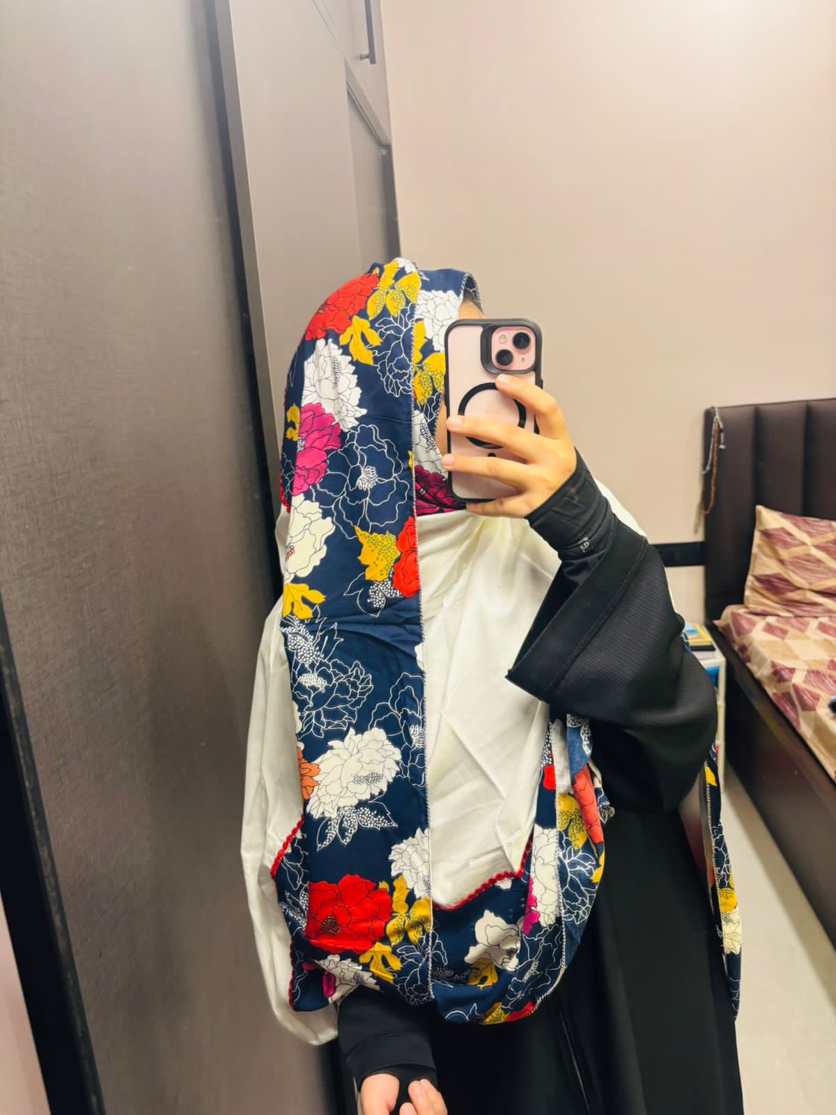 Soft Rayon Blue & White Designer Dupattas