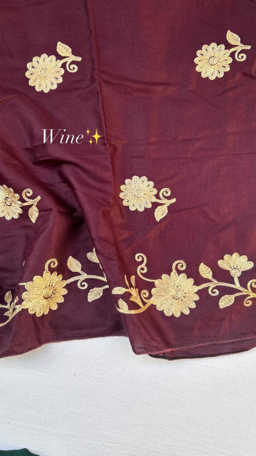 Embroidered Rayon Namaz Dupatta
