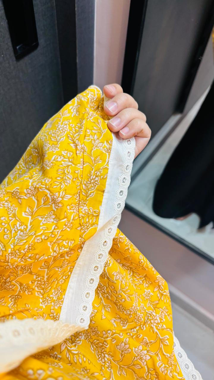 Printed Lace Dupattas