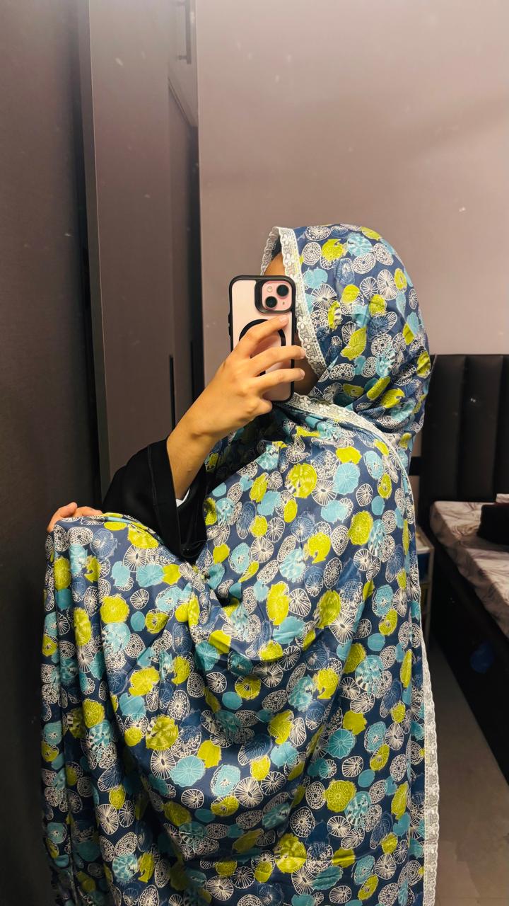 Printed Lace Dupatta