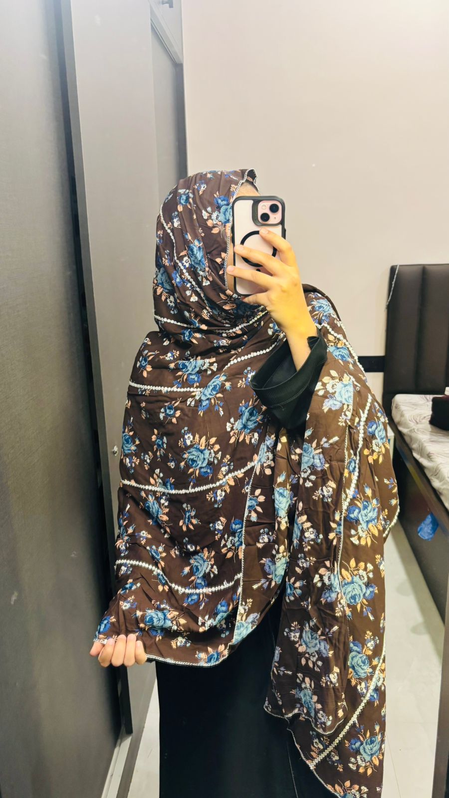 Printed Lace Dupatta