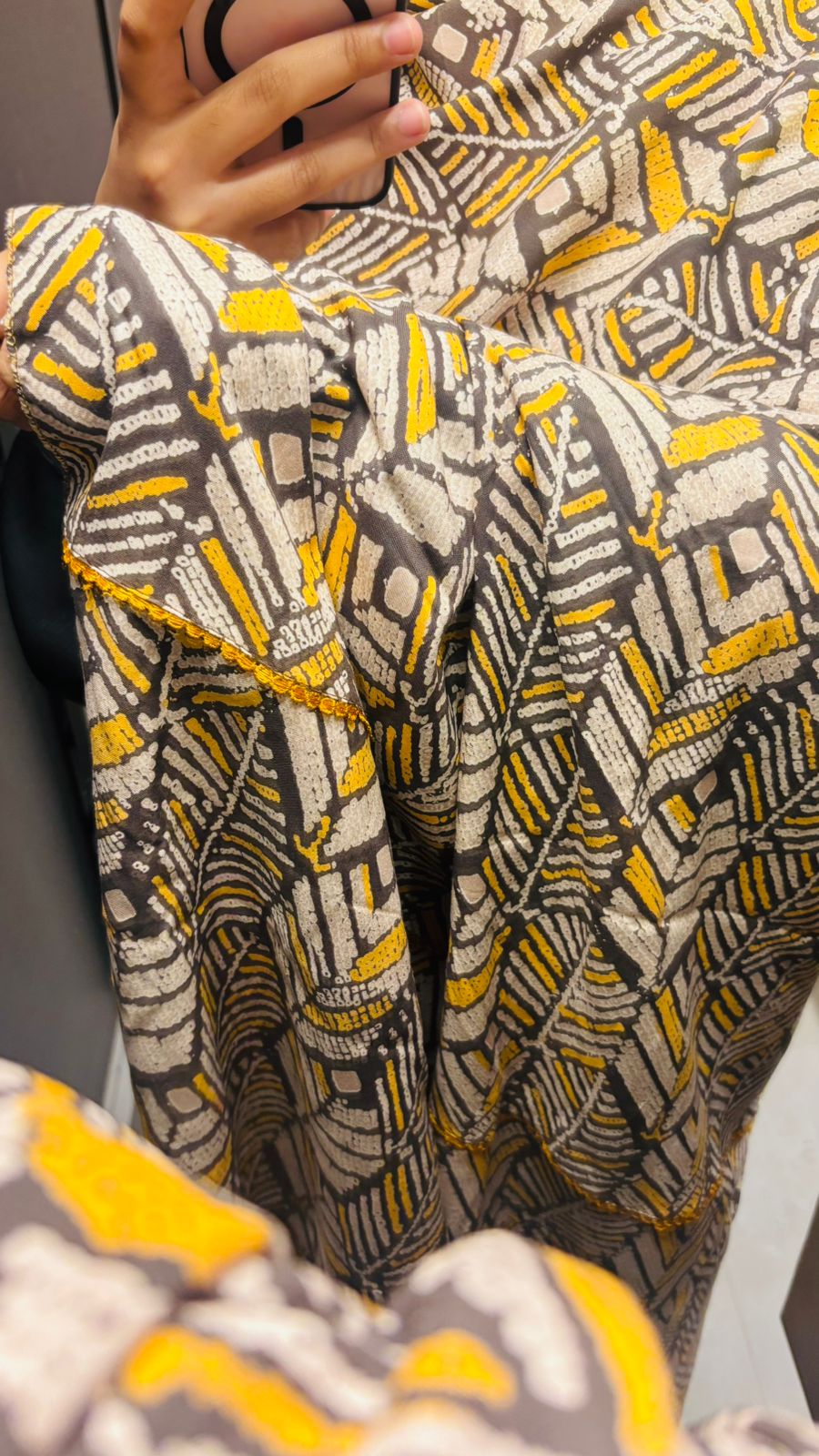 Printed Lace Dupatta