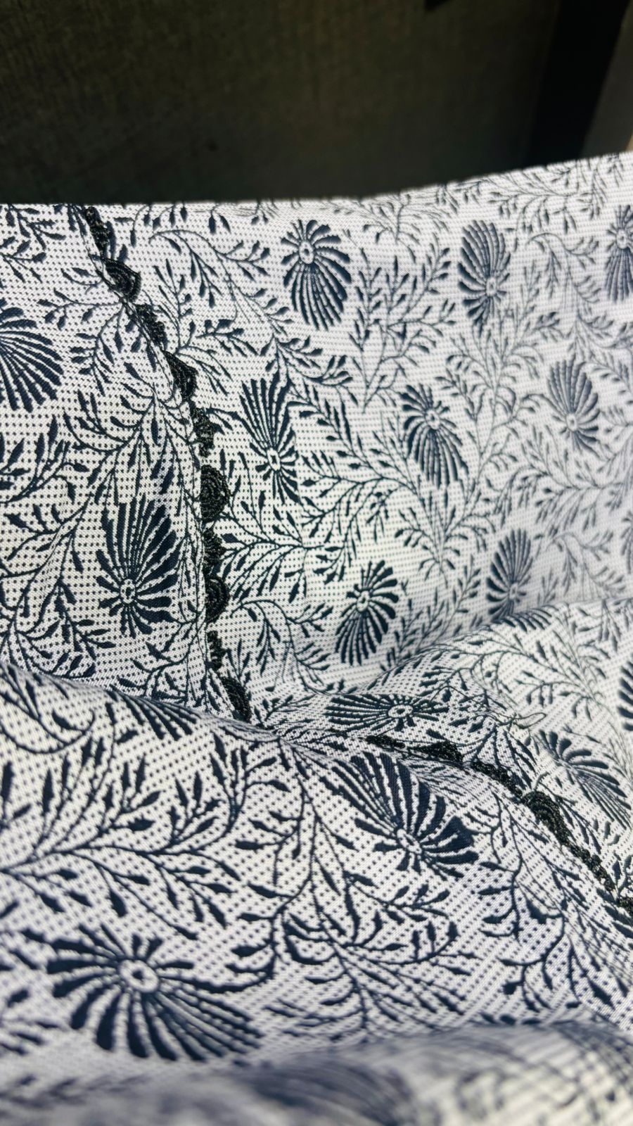 Printed Rayon Lace Dupatta