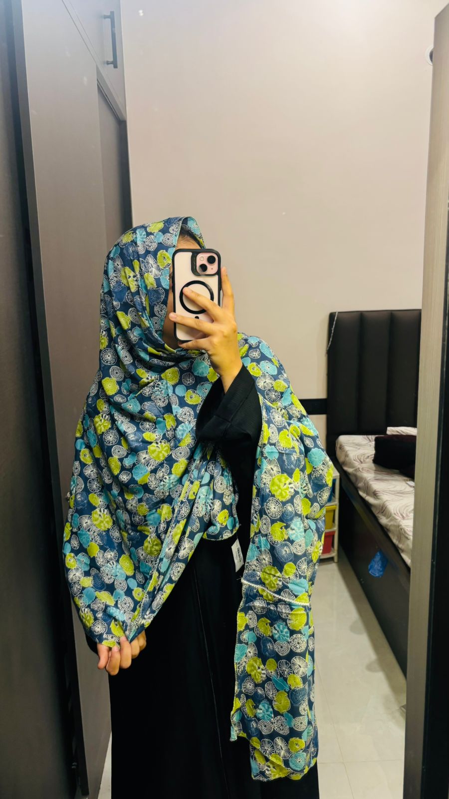 Printed Rayon Lace Dupatta