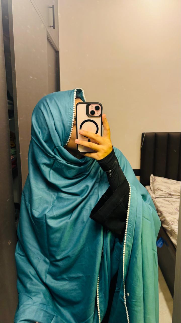 Printed Lace Dupatta with Minimal Embroidery