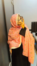 Printed Cotton Lace Dupatta