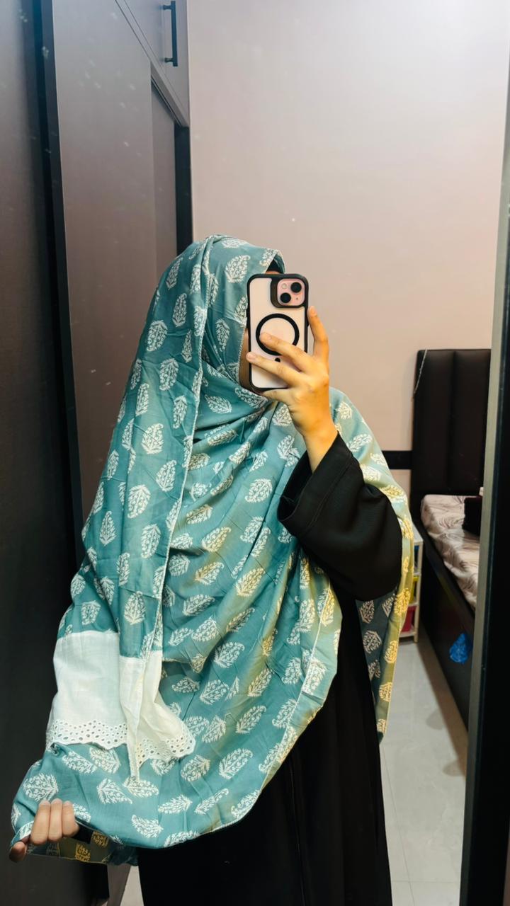 Pure Cotton Lace Dupatta