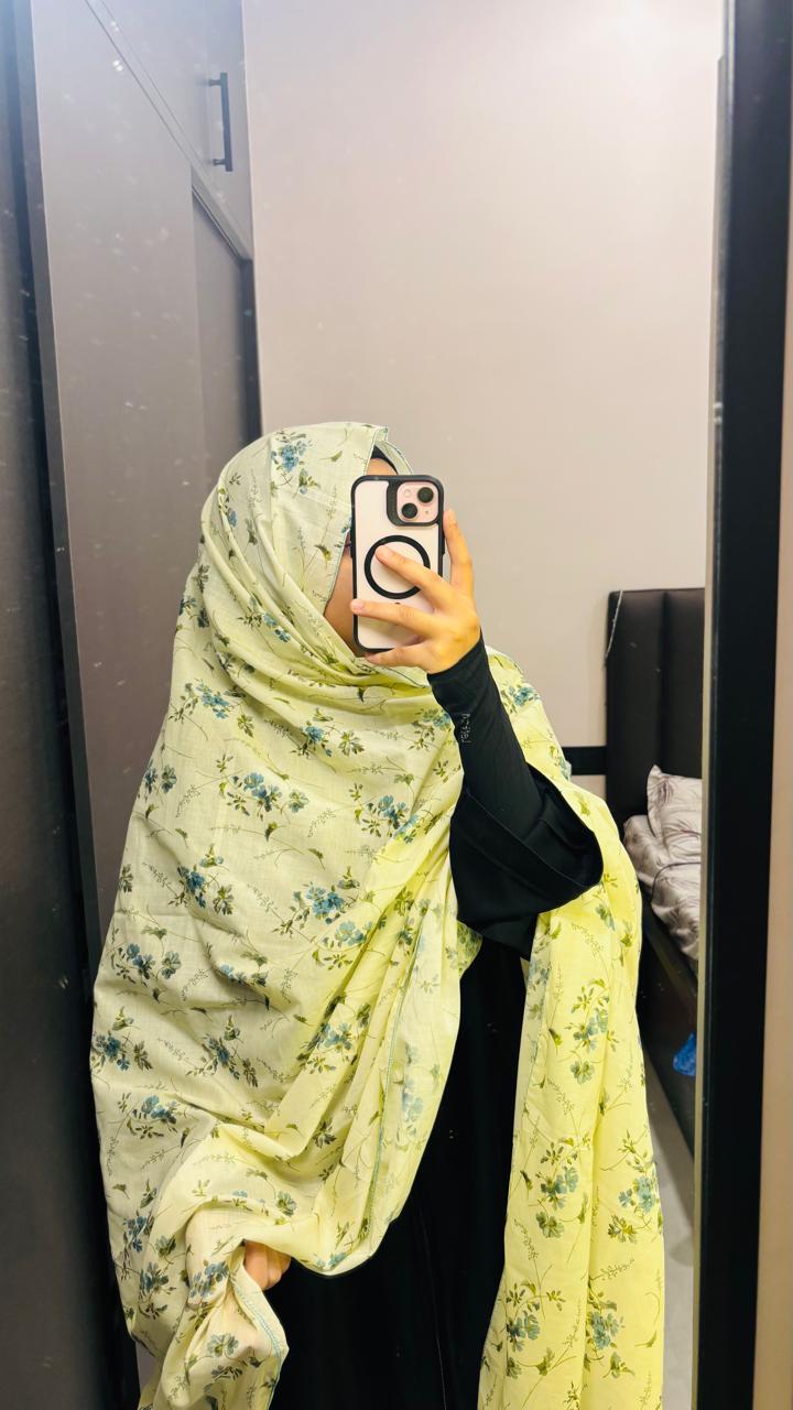 Cotton Printed Dupatta - different sizes available