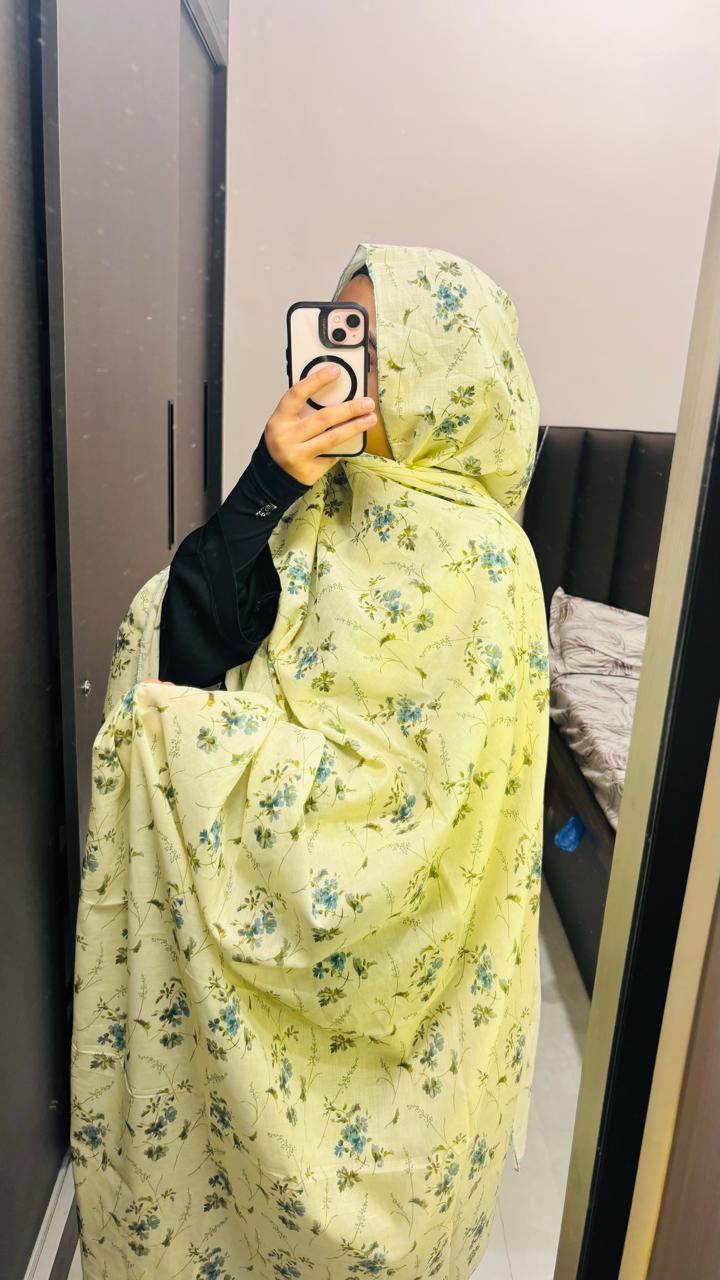 Cotton Printed Dupatta - different sizes available