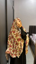 Lycra Floral Printed Khimar